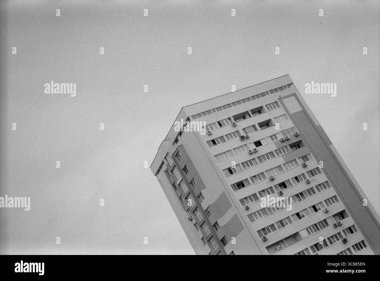 Immeuble d'appartements en Bulgarie Banque D'Images