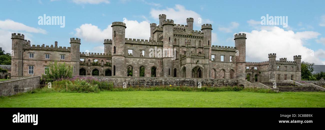 Château et jardins de Lowther, Lowther, Cumbria, Angleterre Banque D'Images