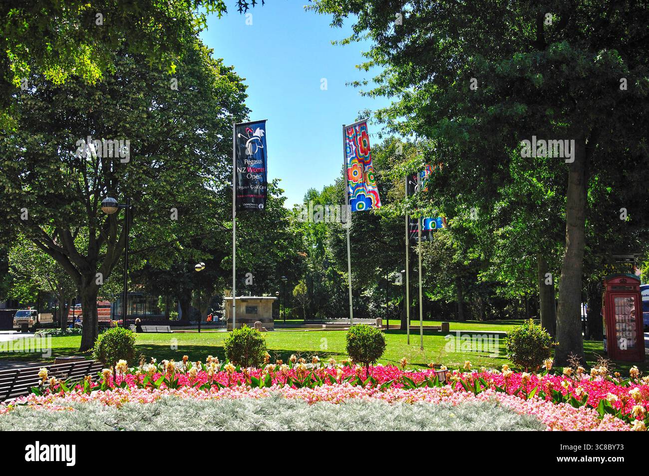 Victoria Square, Central City, Christchurch, région de Canterbury, Île du Sud, nouvelle-Zélande Banque D'Images