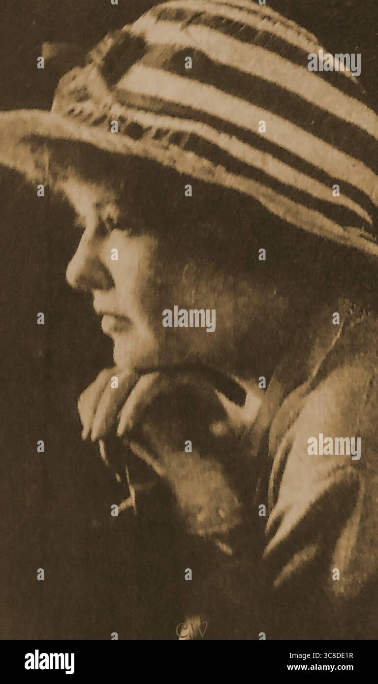 FILM - CINÉMA - HISTOIRE - Un portrait de l'héroïne muette Marguerite Clark(e) de son vrai nom Helen Marguerite Clark ( 1883 – 1940 Banque D'Images