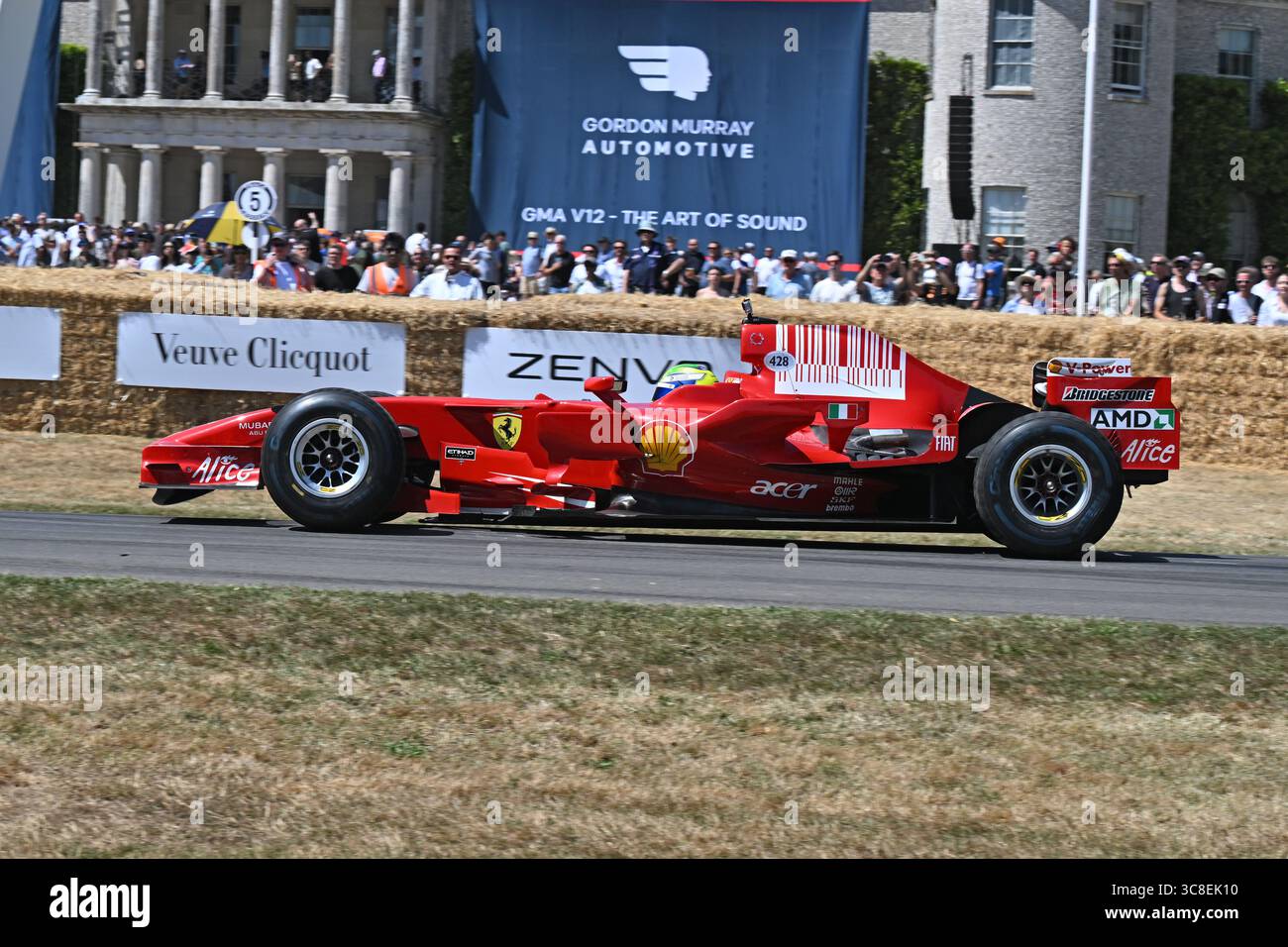 Felipe Massa, Ferrari F2008, F1 75 les Champions, célébrant soixante-quinze ans de formule 1, une collection organisée de pilotes vainqueurs de championnat a Banque D'Images
