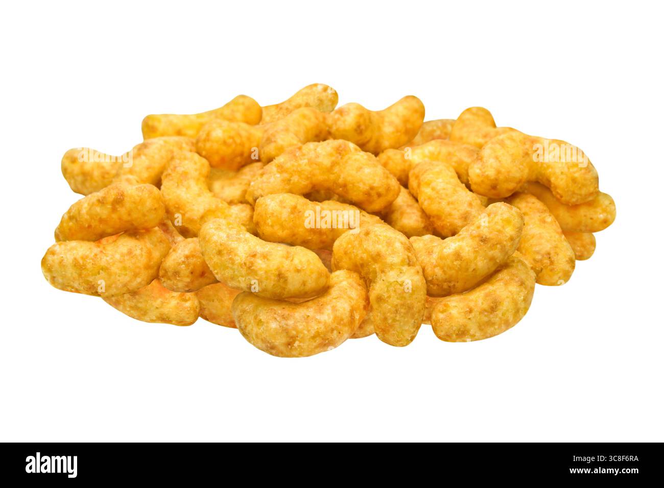 Peanut flips isolé sur fond blanc Banque D'Images