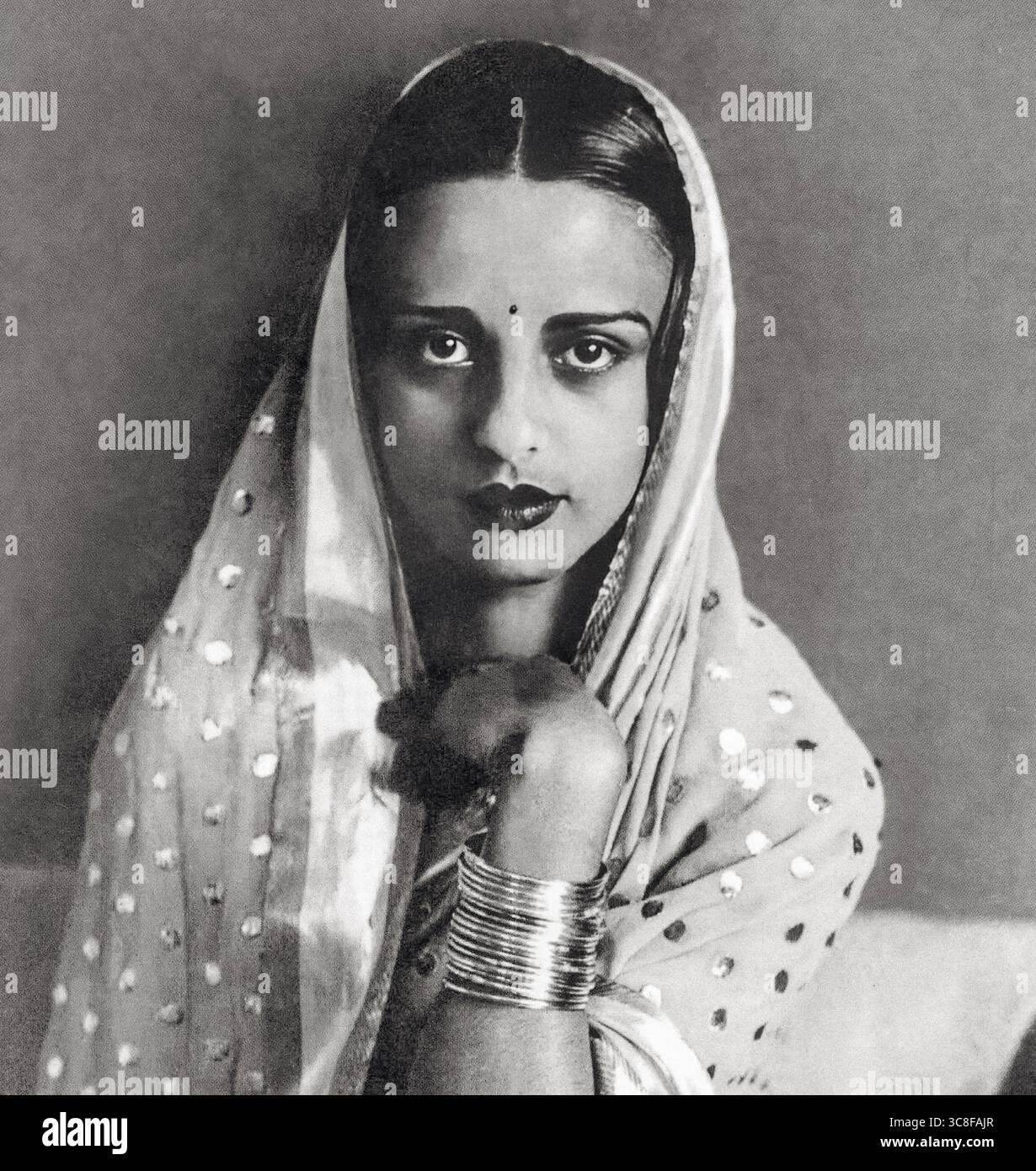 Amrita Sher-Gil (1913-1941), portrait du peintre hongrois-indien, 1936 Banque D'Images