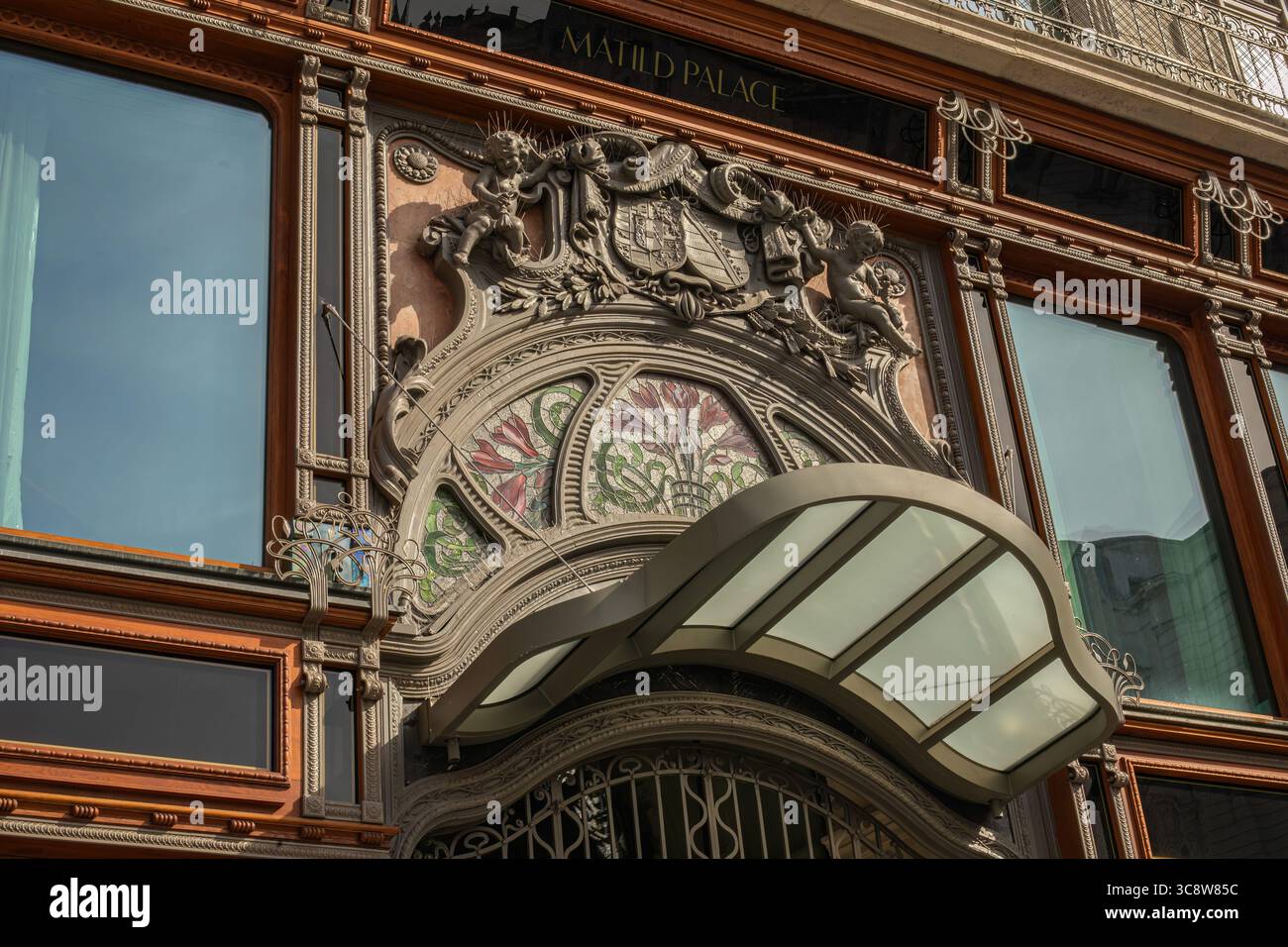 Budapest, Hongrie - octobre 7,2023 : façade du Palais Matild Banque D'Images