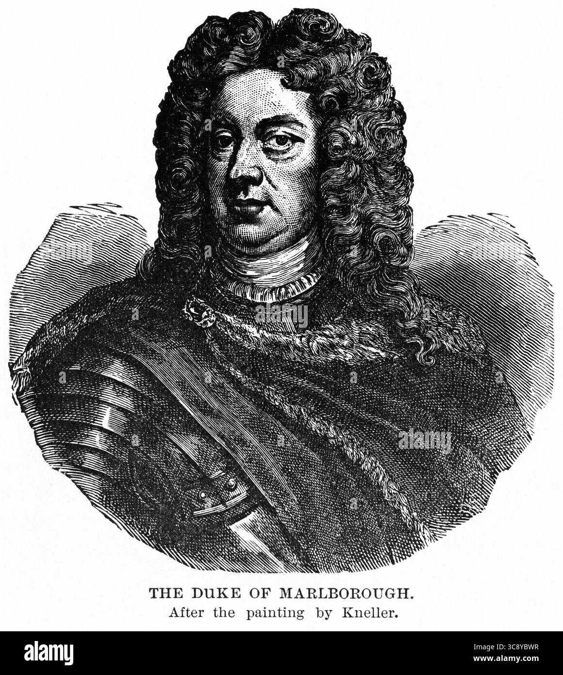 3 mai 2020 : le duc de Marlborough, d'après la peinture de Kneller, illustration, Ridpath's History of the World, volume III, par John Clark Ridpath, LL. D., Merrill & Baker Publishers, New York, 1897 (crédit image : © JT Vintage/Glasshouse via ZUMA Wire) Banque D'Images