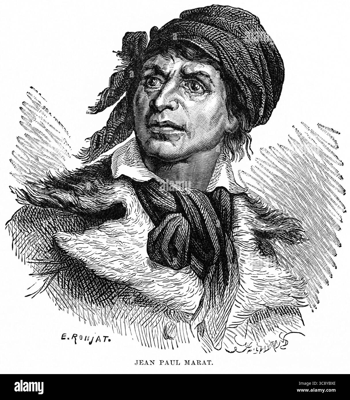 6 mai 2020 : Jean Paul Marat, illustration, Ridpath's History of the World, volume III, par John Clark Ridpath, LL. D., Merrill & Baker Publishers, New York, 1897 (crédit image : © JT Vintage/Glasshouse via ZUMA Wire) Banque D'Images