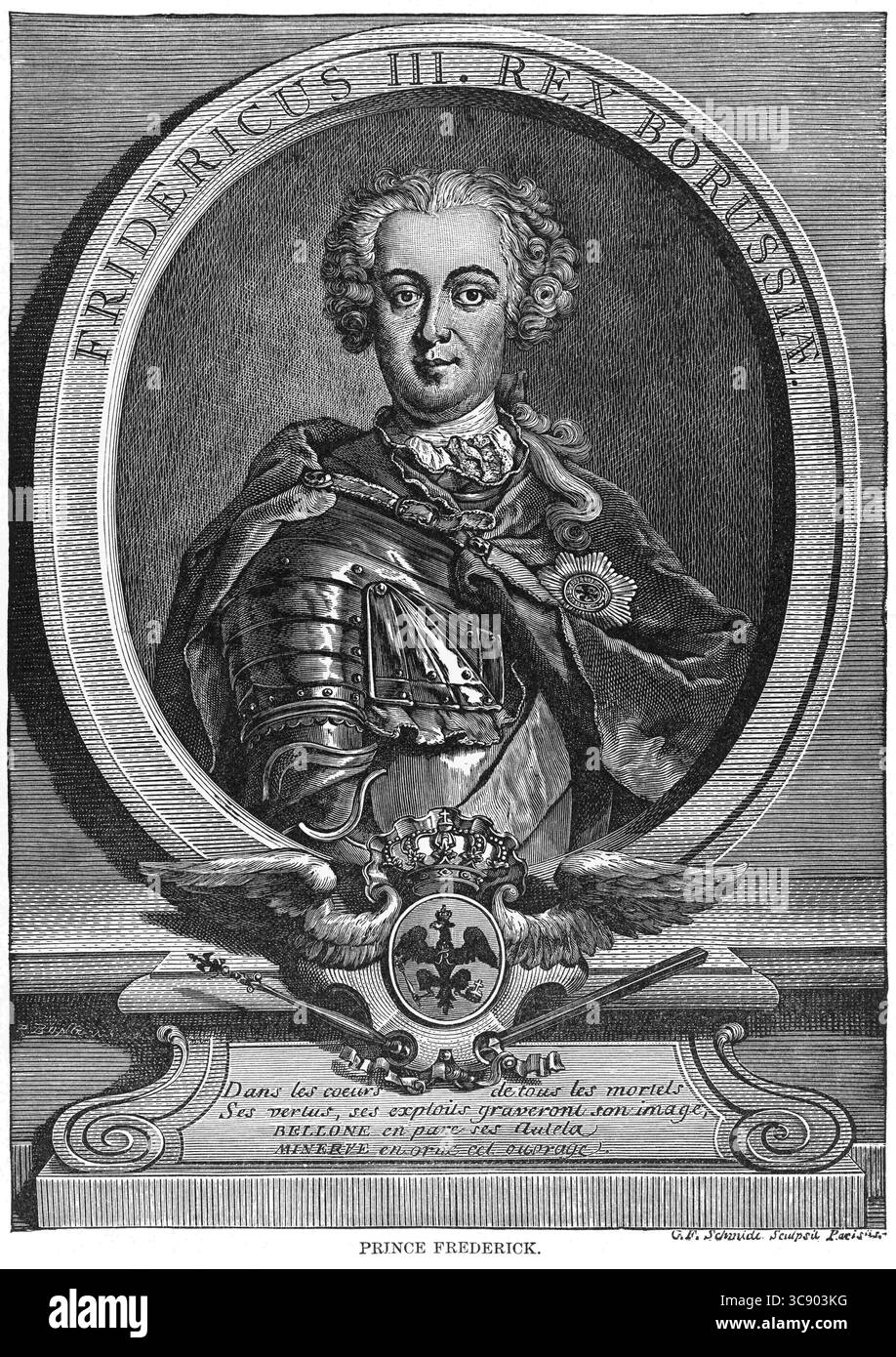 4 mai 2020 : Prince Frederick (Frédéric II), illustration, Ridpath's History of the World, volume III, par John Clark Ridpath, LL. D., Merrill & Baker Publishers, New York, 1897 (crédit image : © JT Vintage/Glasshouse via ZUMA Wire) Banque D'Images