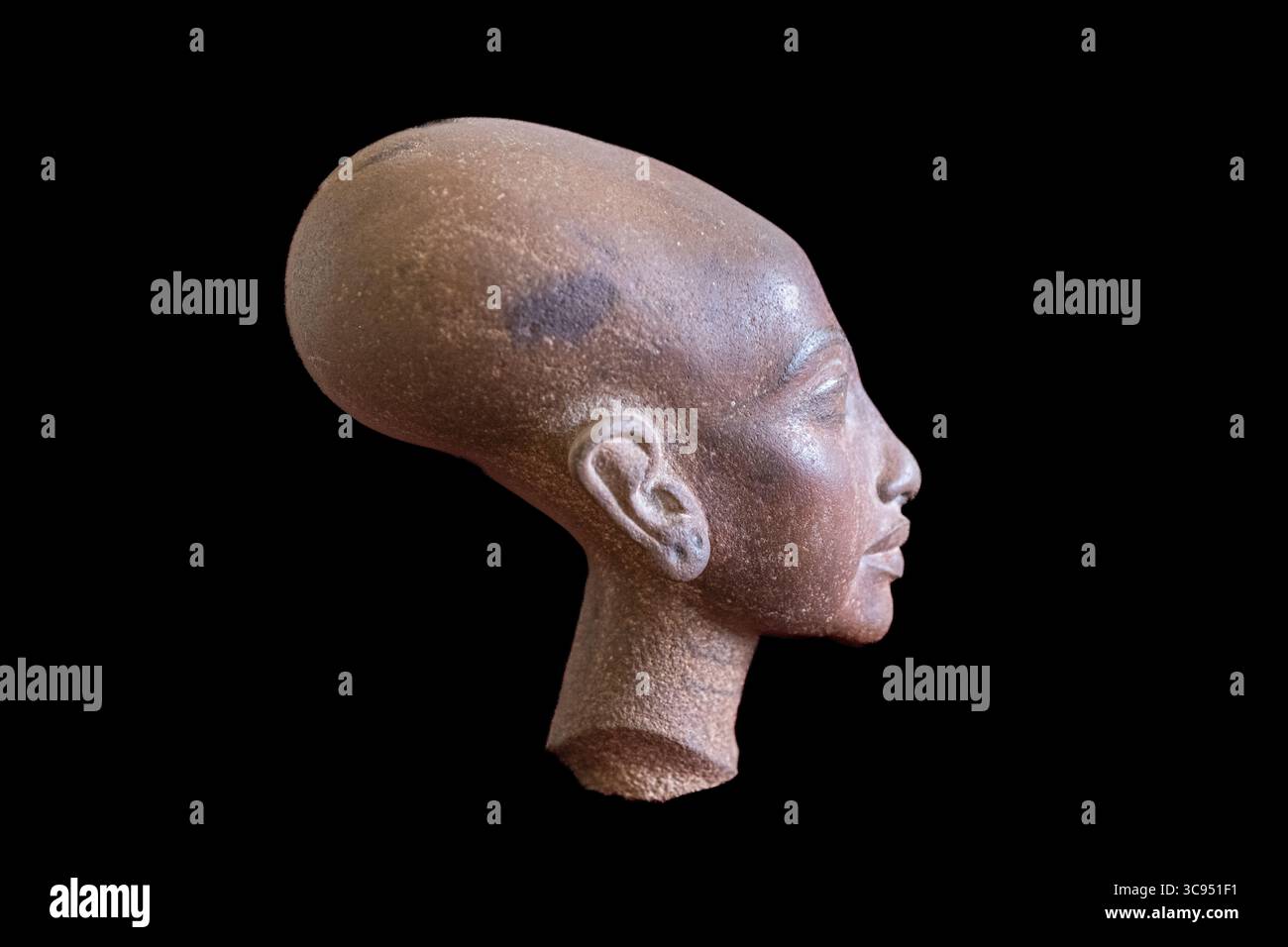 Chef de la fille d'Akhenaton, Musée égyptien du Caire Banque D'Images