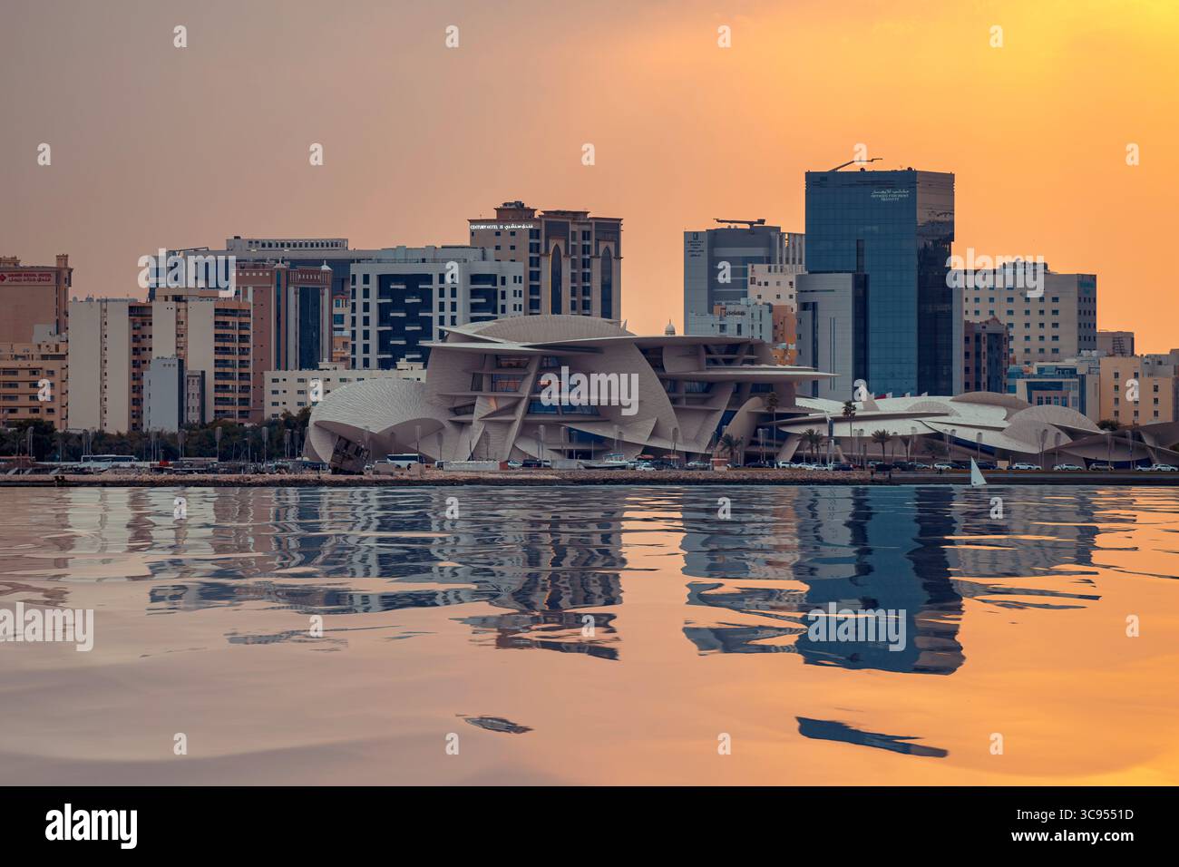 Doha, Qatar - 03 juillet 2025 : Musée national du Qatar, NMoQ Banque D'Images