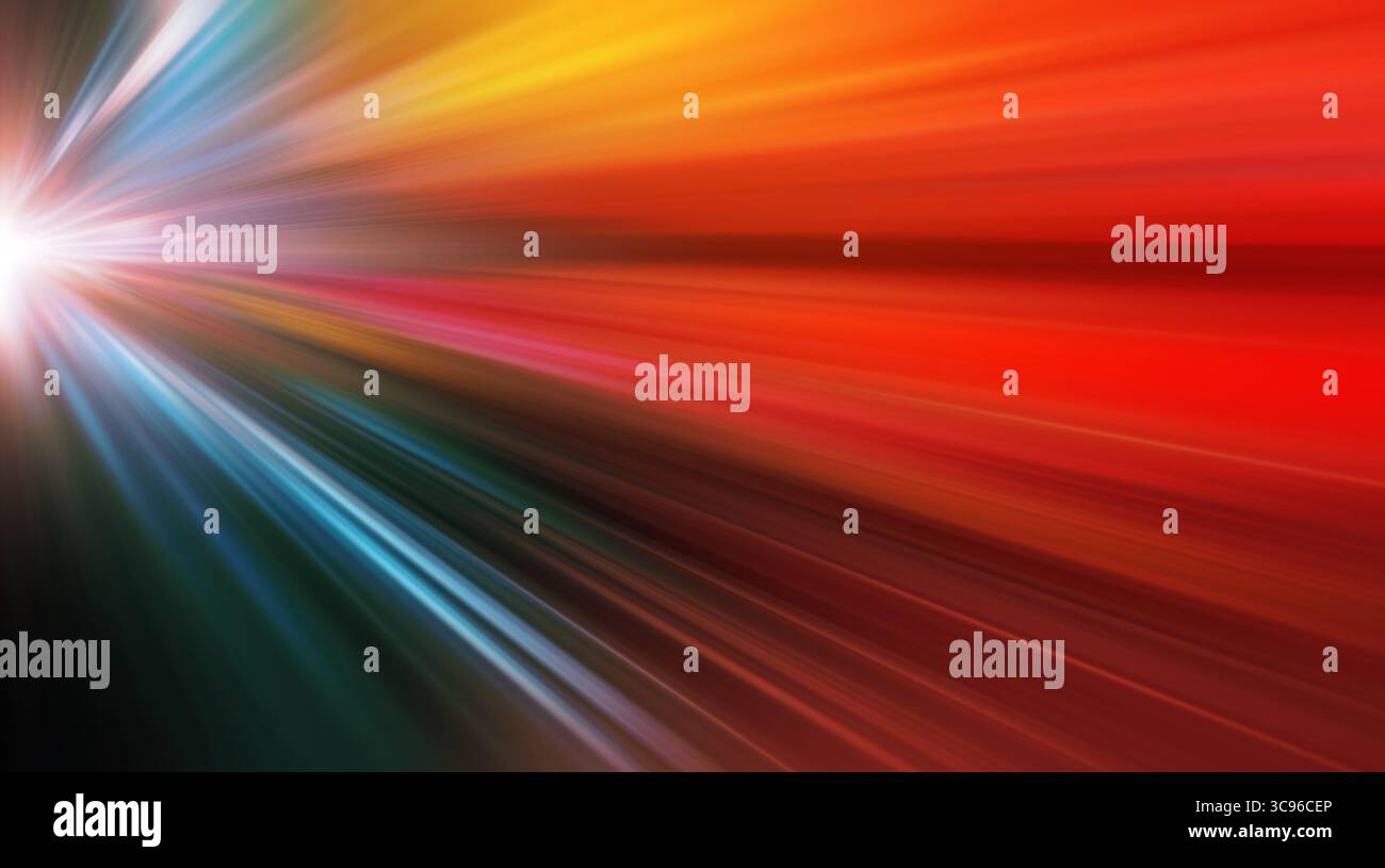 Flou de mouvement extrême, flou en mouvement effet rapide effet graphique puissant abstrait pour l'arrière-plan Banque D'Images