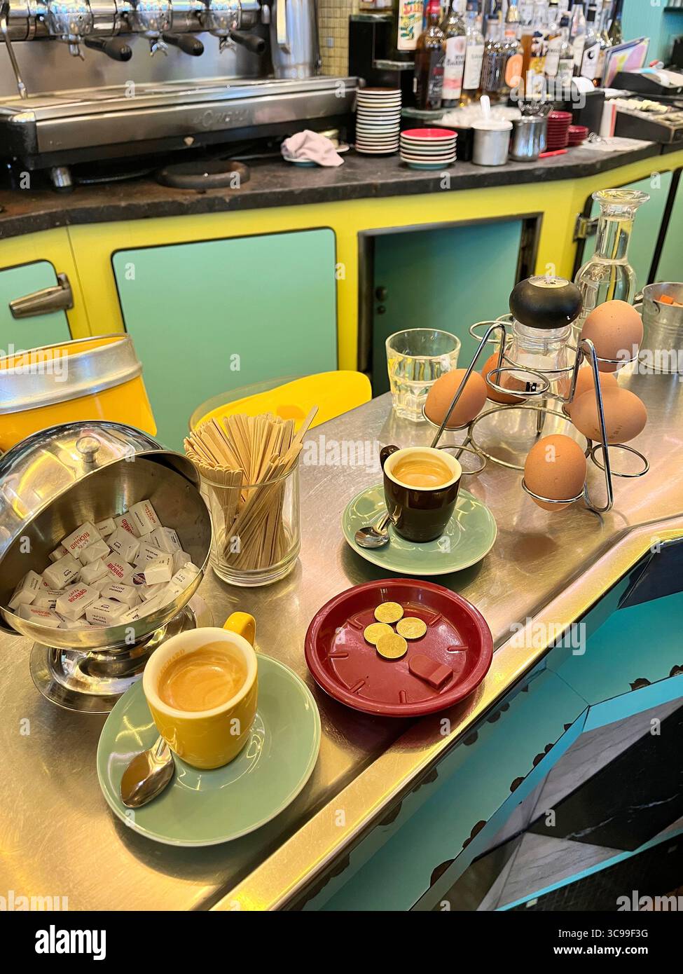 Café le Pick-Clops, le Marais, Paris, France Banque D'Images