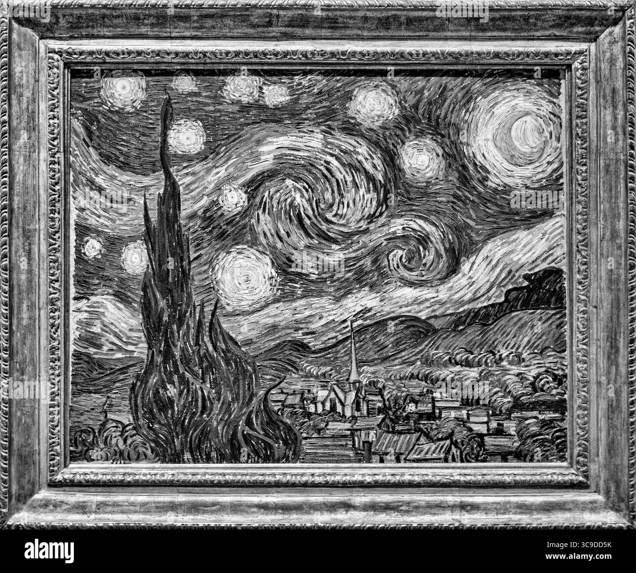 24 septembre 2009, New York, New York, États-Unis : la nuit étoilée, 1889, peinture de Vincent van Gogh, MOMA, musée d'art moderne, New York, États-Unis, Amérique (crédit image : © Sergi Reboredo/ZUMA Press Wire) Banque D'Images