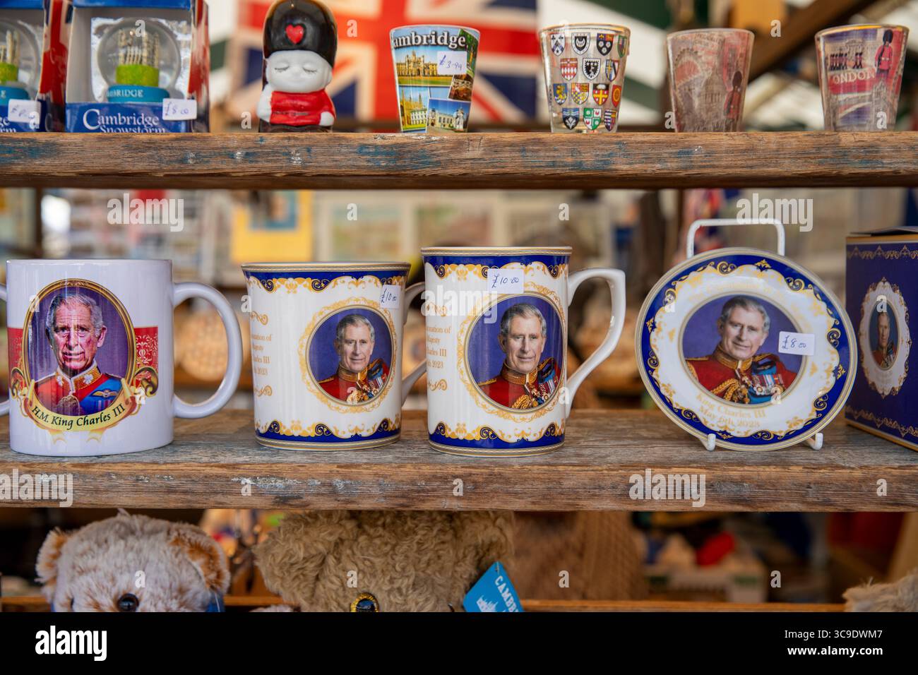 Mugs King Charles III Banque D'Images