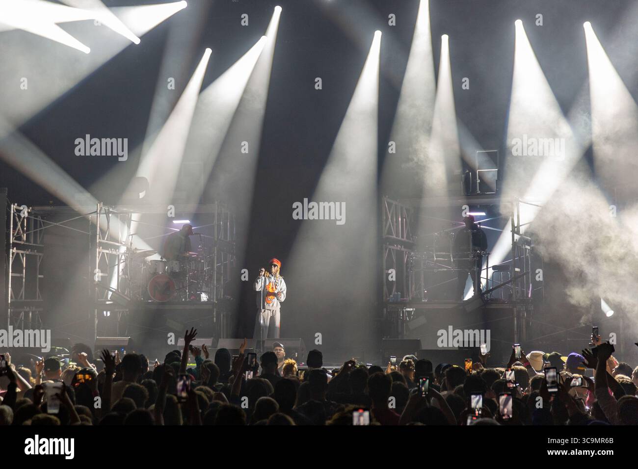8 avril 2023, Madison, Wisconsin, États-Unis : LIL WAYNE (DWAYNE MICHAEL CARTER Jr.) Lors de la visite Bienvenue à Tha carter au Sylvee à Madison, Wisconsin (crédit image : © Daniel DeSlover/ZUMA Press Wire) Banque D'Images