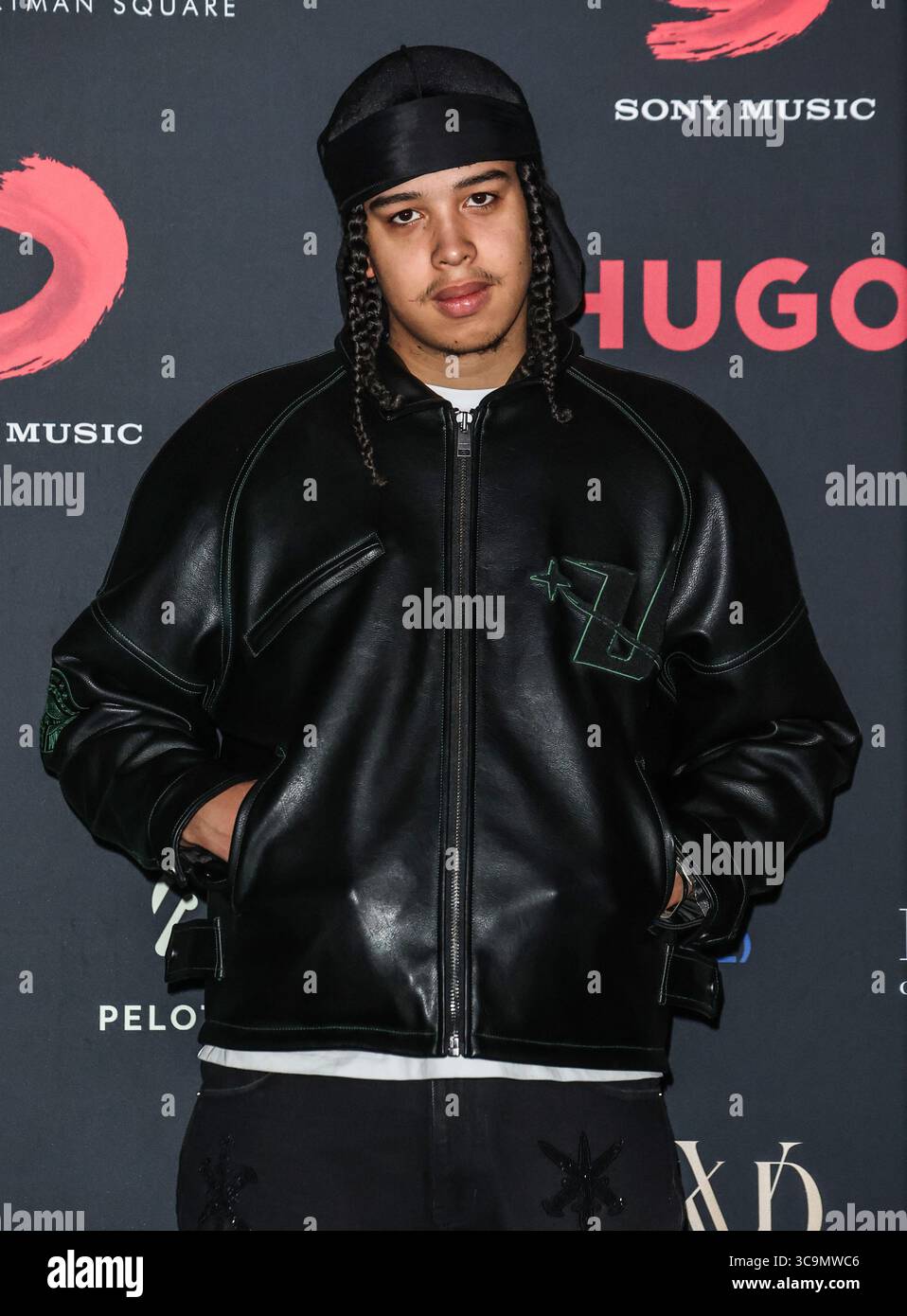 12 février 2023, Londres, Royaume-Uni : Strandz vu assister à l'Afterparty Sony Music Brits 2023 à l'hôtel Nobu à Londres. (Crédit image : © Brett Cove/SOPA images via ZUMA Press Wire) Banque D'Images