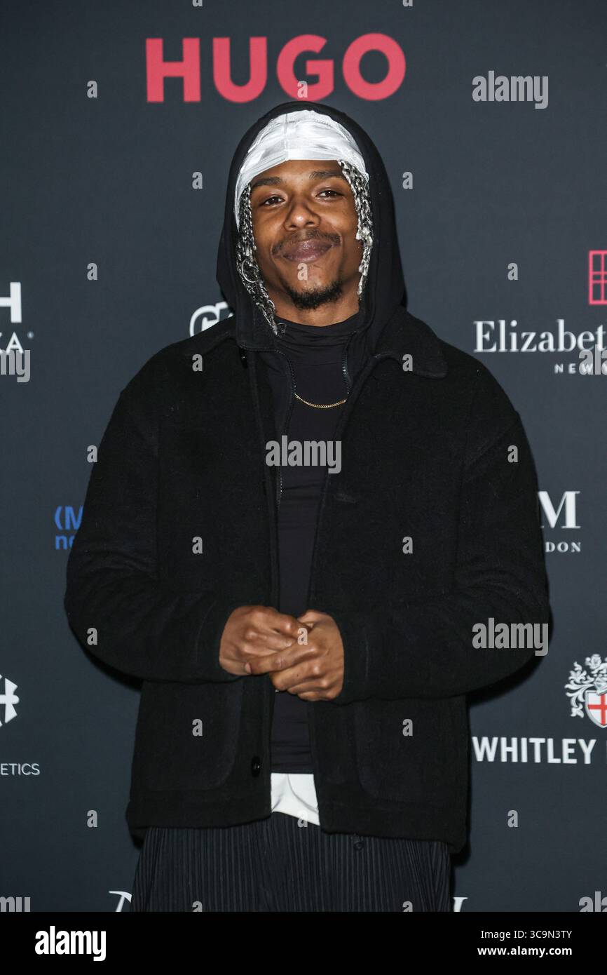 12 février 2023, Londres, Royaume-Uni : Berwyn assiste à l'Afterparty Sony Music Brits 2023 à l'hôtel Nobu à Londres. (Crédit image : © Brett Cove/SOPA images via ZUMA Press Wire) Banque D'Images