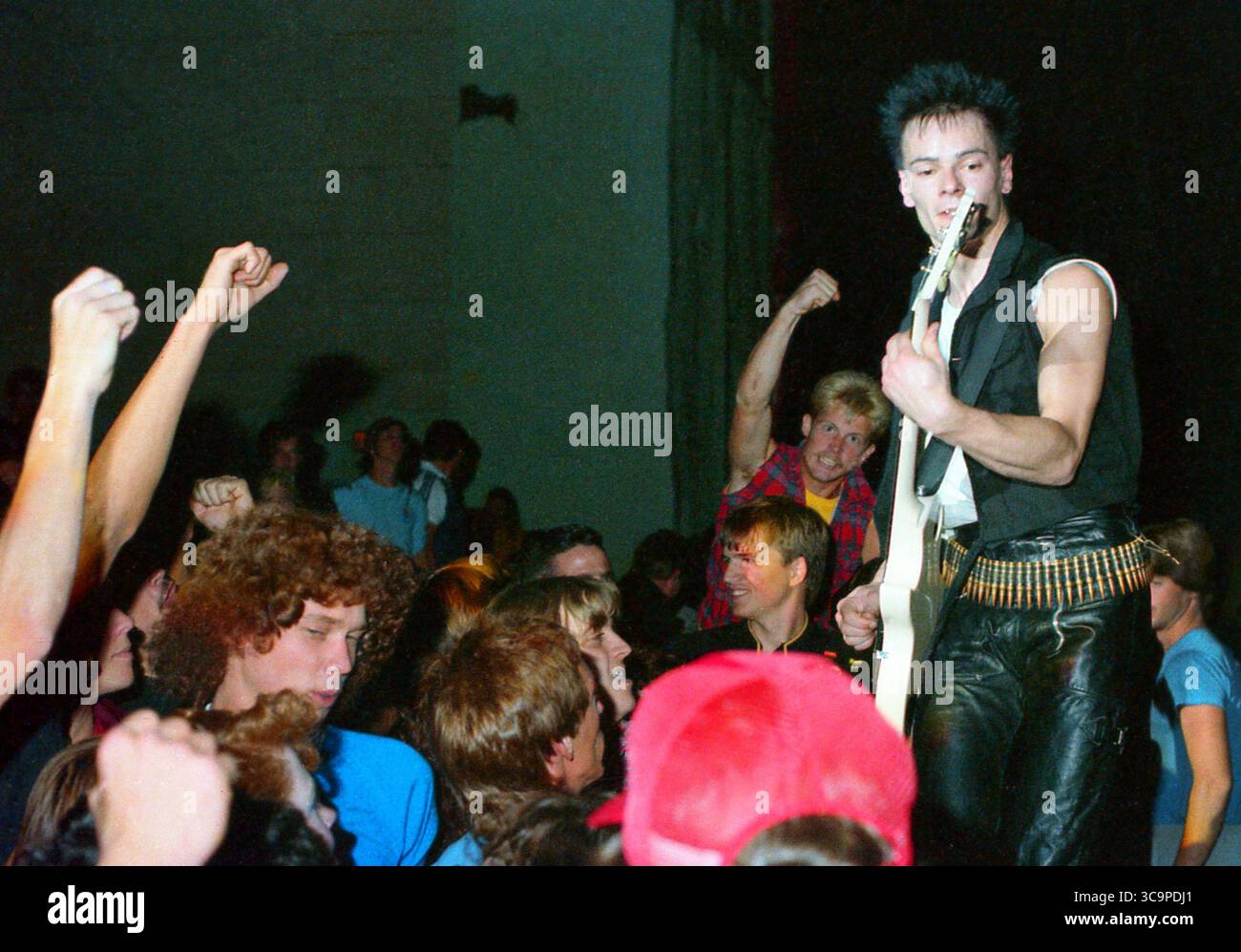 Fern Park, Floride, États-Unis : The CLASH - VINCE WHITE - Orlando Jai Alai Fronton, 30 mars 1984 (crédit image : © Christopher Helton via ZUMA Press Wire) Banque D'Images
