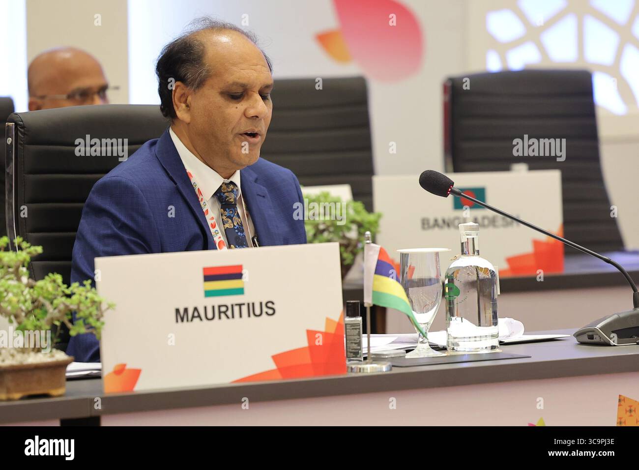 1er février 2023, New Delhi, Tamil Nadu, Inde : la première phase du Sommet du G20 2023 s'est tenue à Chennai, Inde le 1er février 2023. “The rôle des technologies numériques en Education†rendre l'apprentissage fondé sur la technologie plus inclusif, qualitatif et collaboratif à tous les niveaux, permettre des opportunités d'apprentissage de l'enseignement supérieur de haute qualité à grande échelle. L'aéroport de Chennai est en train de s'adapter pour recevoir tous les délégués et participants. (Crédit image : © Seshadri Sukumar/ZUMA Press Wire) Banque D'Images