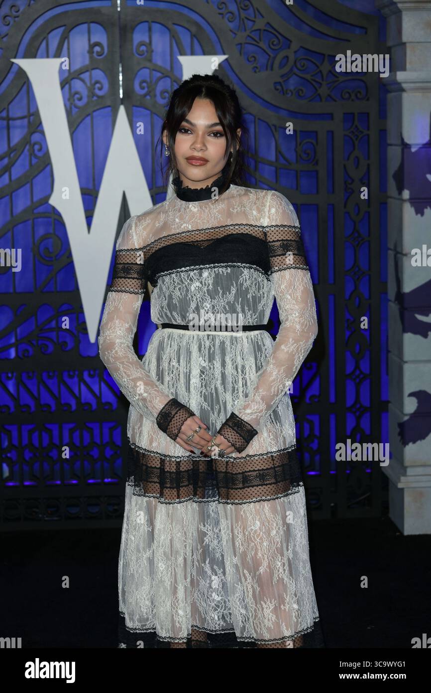 16 novembre 2022, Los Angeles, Californie, États-Unis : ARIANA GREENBLATT assiste à la première du ''mercredi'' de Netflix au Hollywood Legion Theater Post 43 à Los Angeles, Californie (image crédit : © Charlie Steffens/ZUMA Press Wire) Banque D'Images