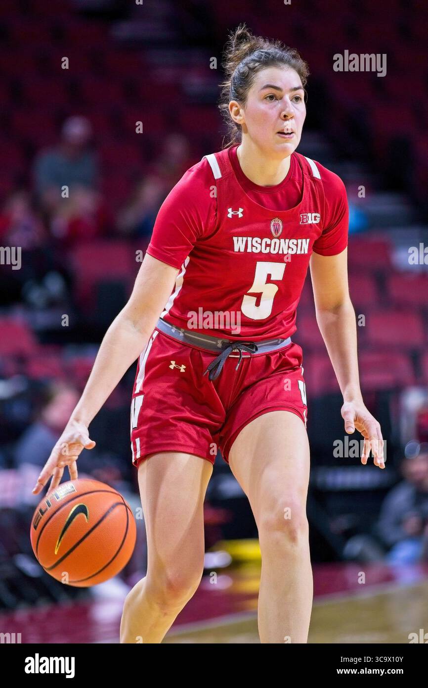 20 novembre 2022, normal, Illinois, USA : JULIE POSPISILOVA. Les Badgers du Wisconsin visitent les Redbirds de l'État de l'Illinois pour un match de basket-ball womenÃs NCAA non-conférence. Illinois State a la tête au buzzer 62-57 (crédit image : © Alan look/ZUMA Press Wire) Banque D'Images