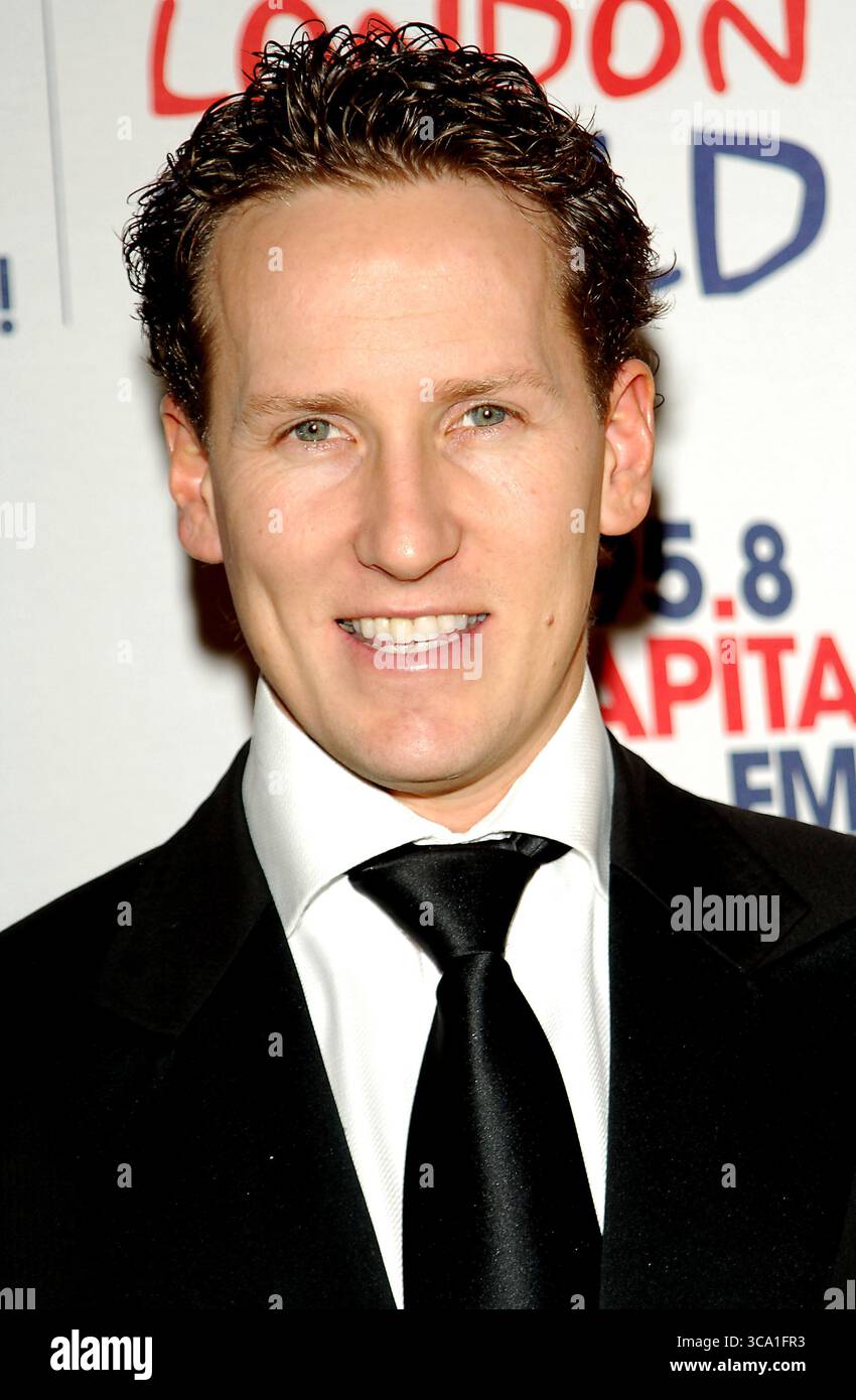 Brendan Cole à 'Capital Rocks' à Londres - 2 décembre 2008 Banque D'Images