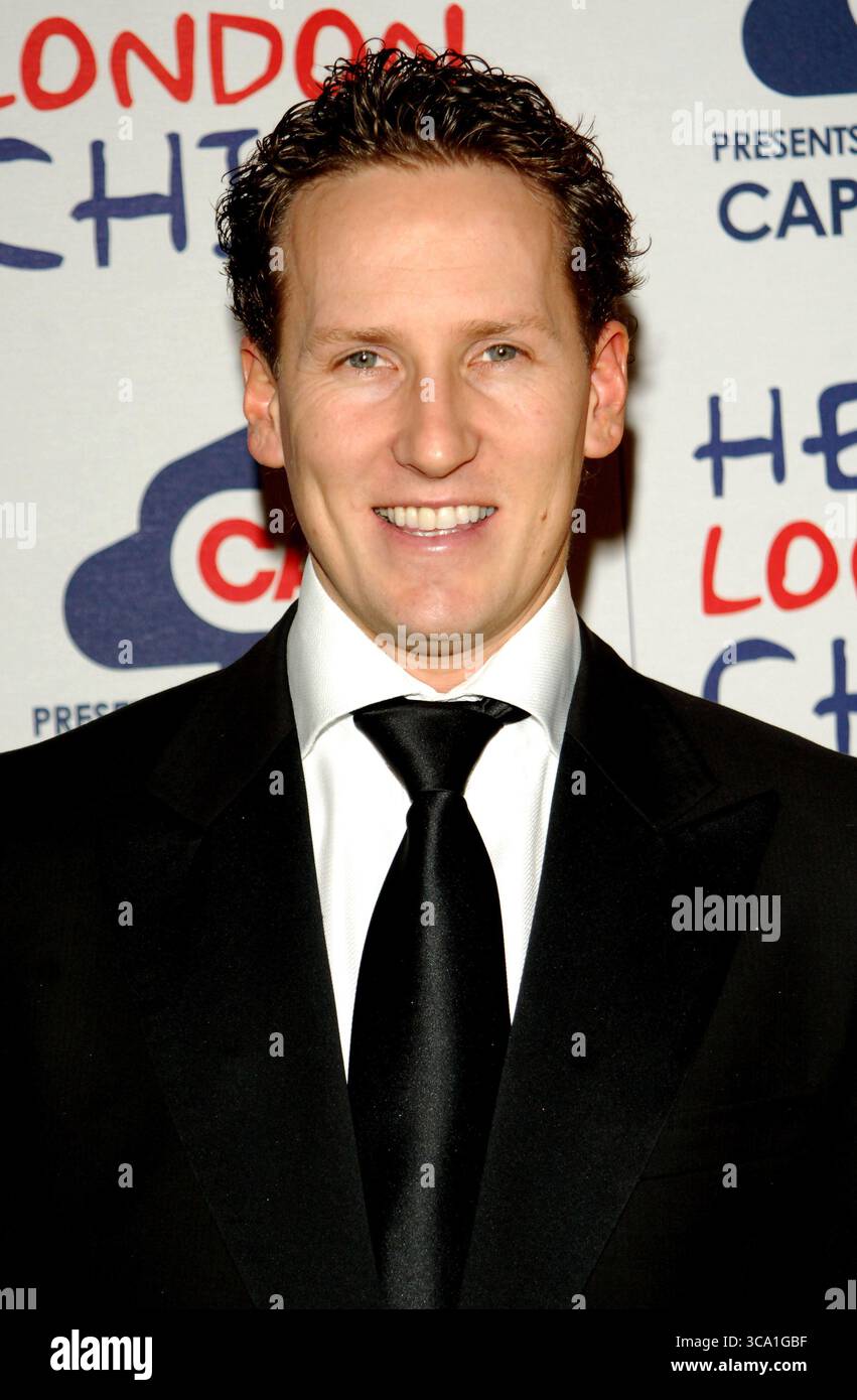 Brendan Cole à 'Capital Rocks' à Londres - 2 décembre 2008 Banque D'Images