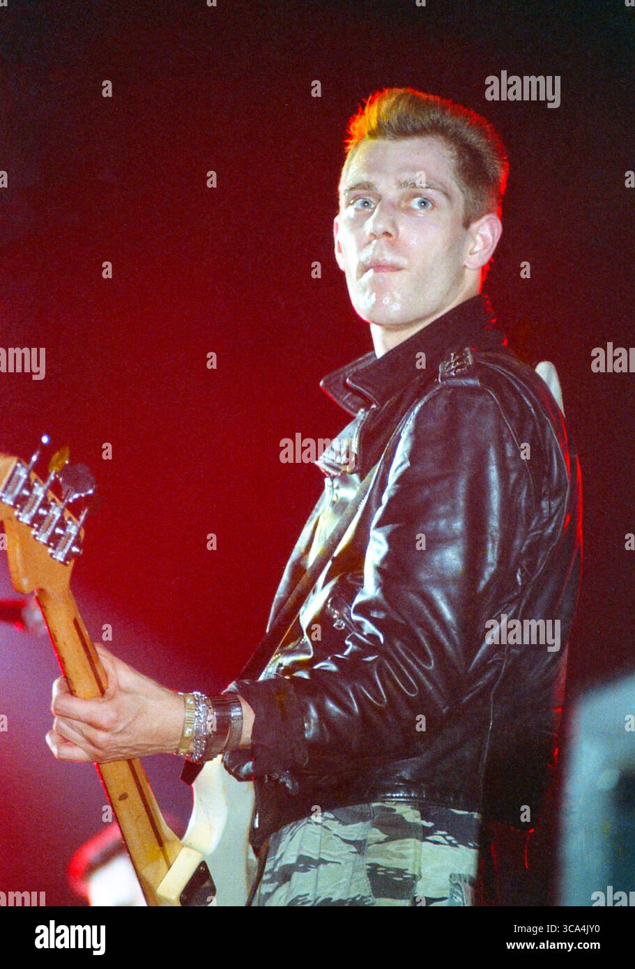 Fern Park, Floride, États-Unis : The CLASH - PAUL SIMONON - Orlando Jai Alai Fronton, 30 mars 1984 (crédit image : © Christopher Helton via ZUMA Press Wire) Banque D'Images