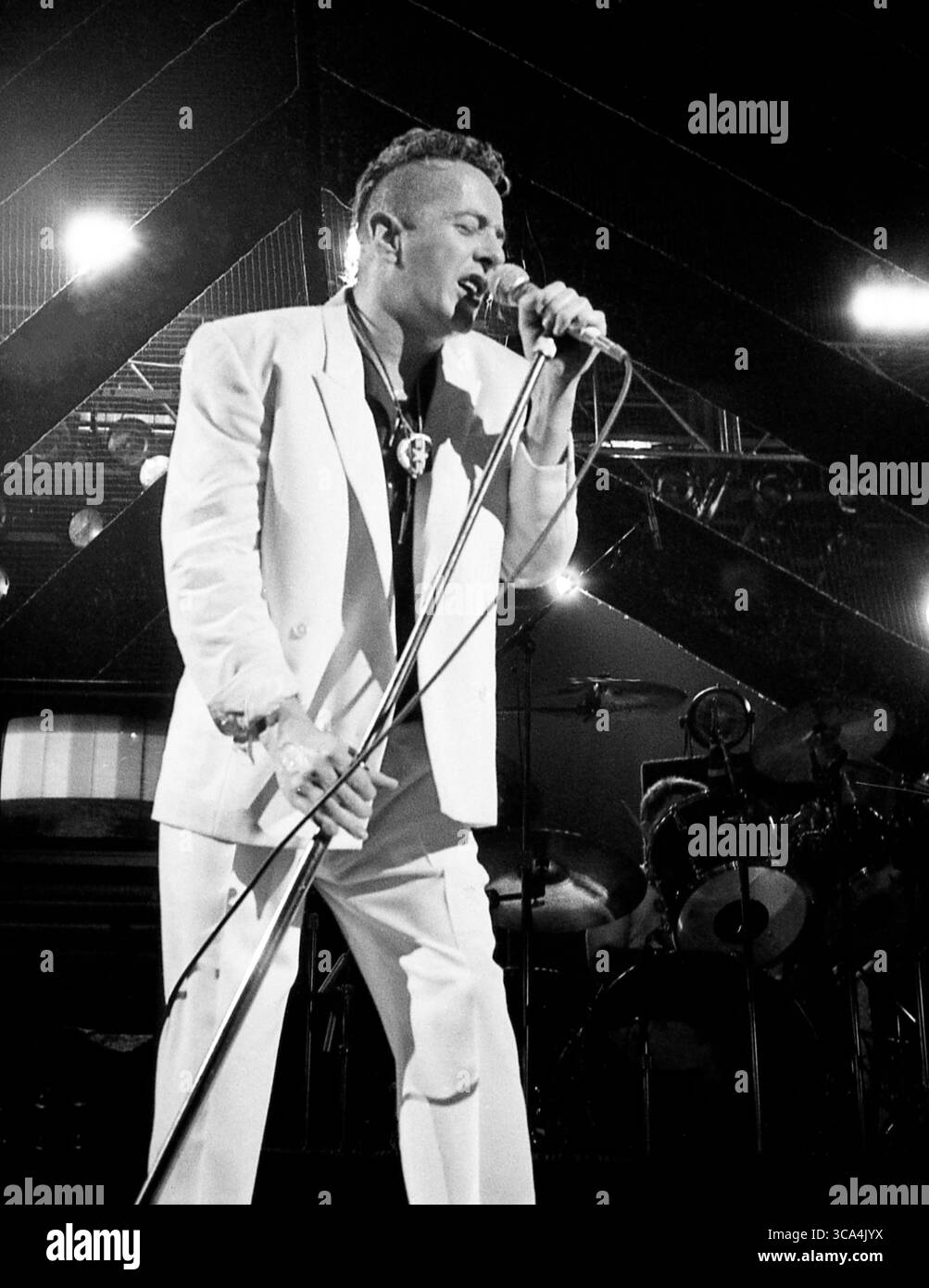 Fern Park, Floride, États-Unis : The CLASH - JOE STRUMMER - Orlando Jai Alai Fronton, 30 mars 1984 (image crédit : © Christopher Helton via ZUMA Press Wire) Banque D'Images