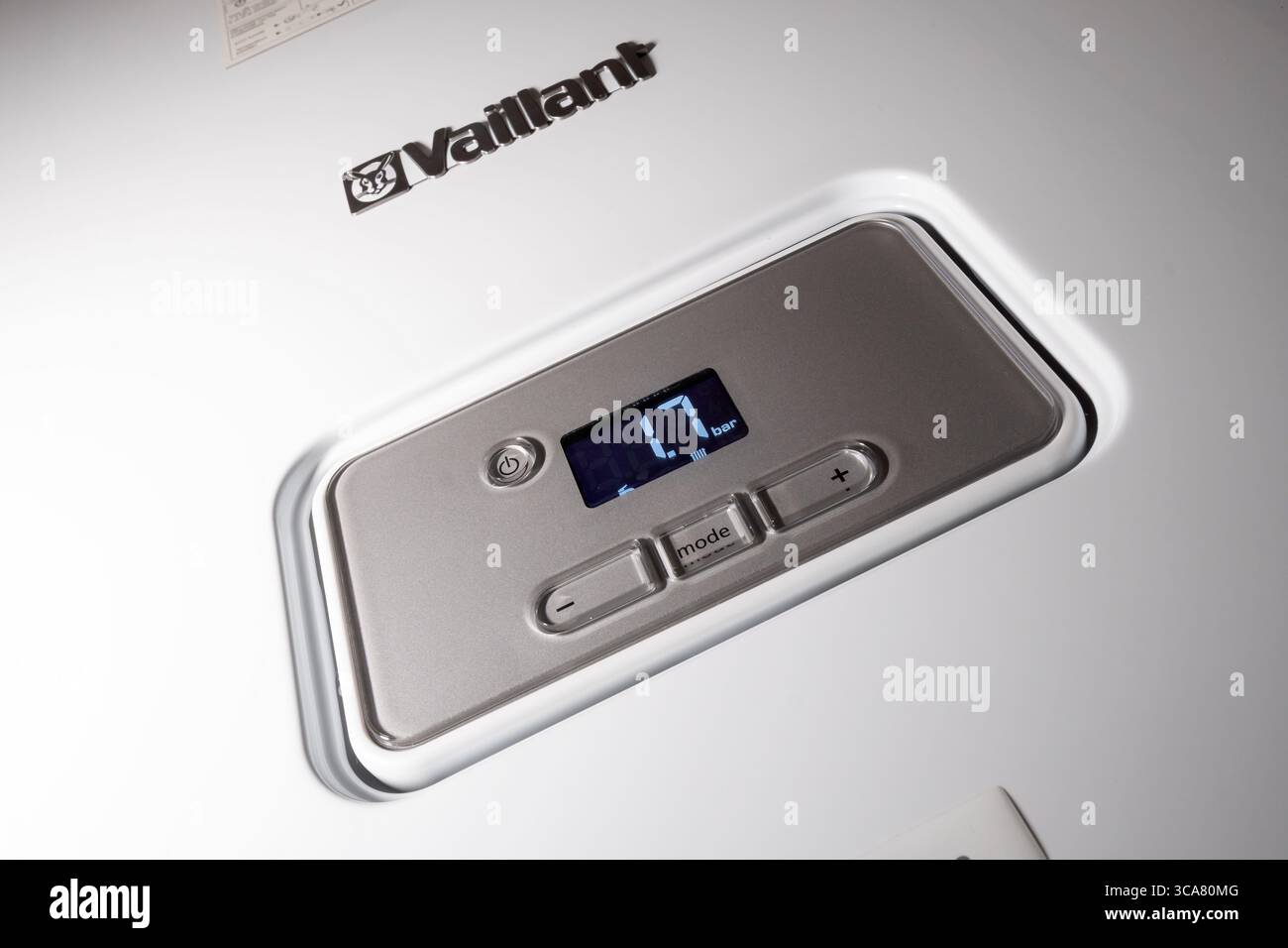 Chaudière à gaz EcoFIT pro de Vaillant Banque D'Images