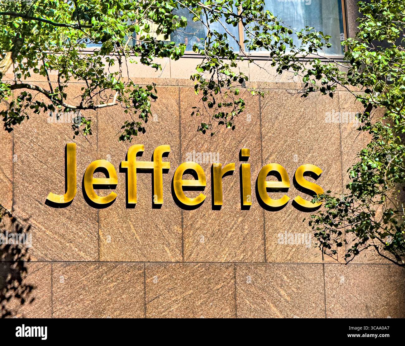 Jefferies Investment Banking and Capital Markets First, siège social, détail extérieur du bâtiment, 520 Madison Avenue, Manhattan, New York City, New y Banque D'Images
