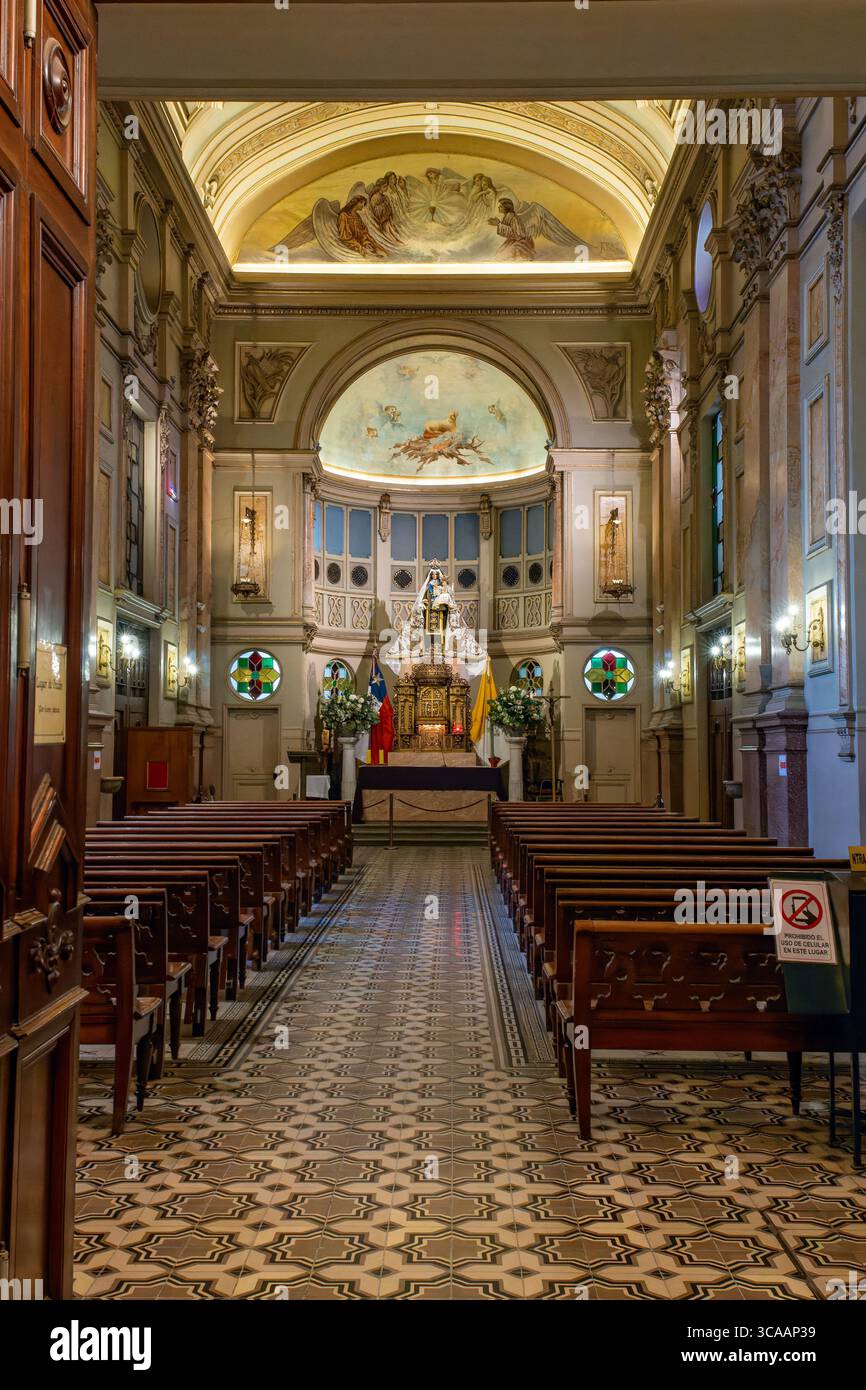 2 mars 2023, Santiago, région métropolitaine de Santiago, Chili : Chapelle et Sanctuaire de notre-Dame de Carmen dans la Cathédrale métropolitaine de Santiago à Santiago, Chili. (Crédit image : © Jon G. Fuller / Vwpics/VW pics via ZUMA Press Wire) Banque D'Images
