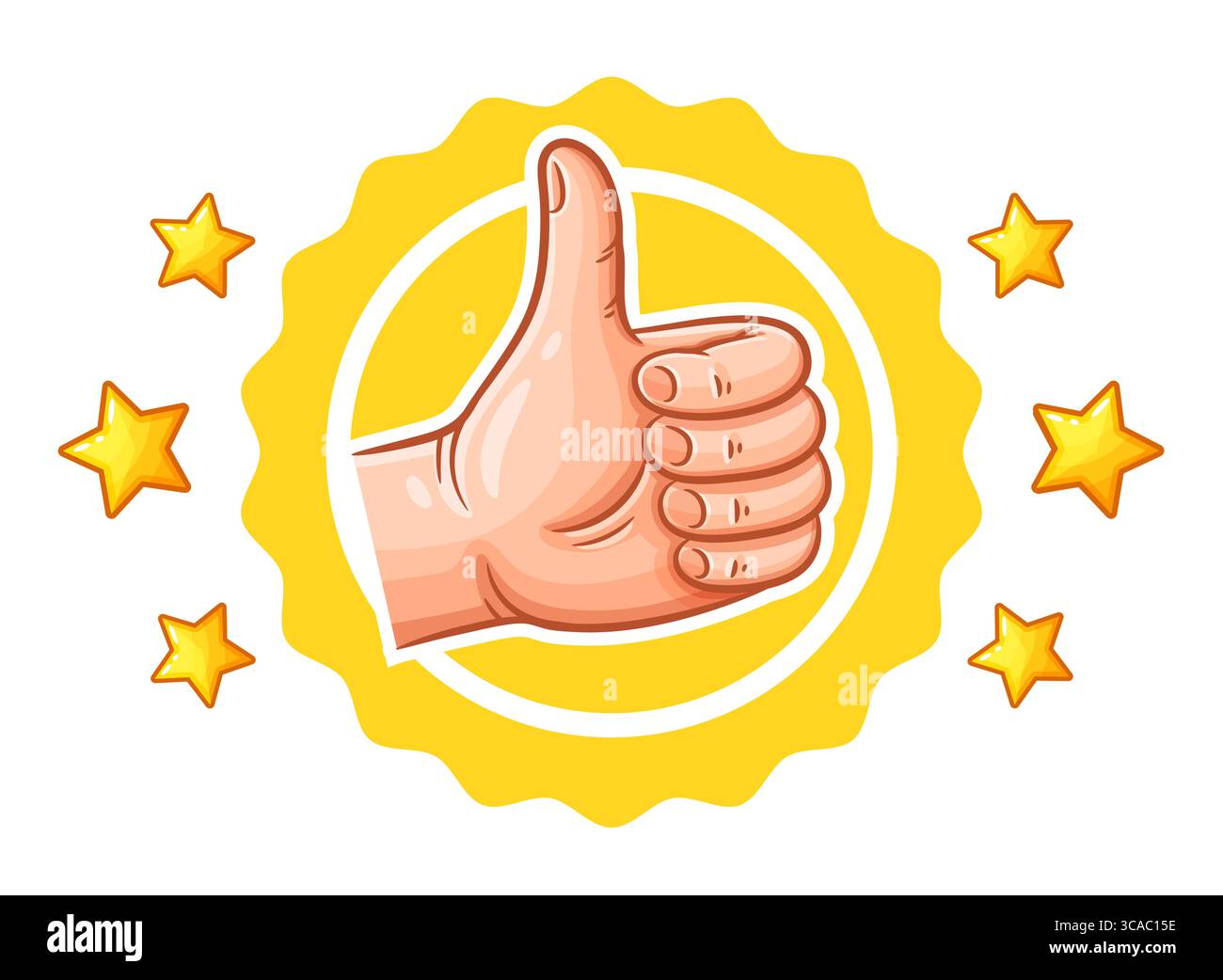 Geste de main pouce vers le haut comme recommander, bon choix, note élevée, commentaires positifs des clients, meilleure qualité. Recommandation, belle réputation. OK oui signe Illustration de Vecteur Geste de main pouce vers le haut comme recommander, bon choix, note élevée, commentaires positifs des clients, meilleure qualité. Recommandation, belle réputation. OK oui signe Illustration de Vecteur