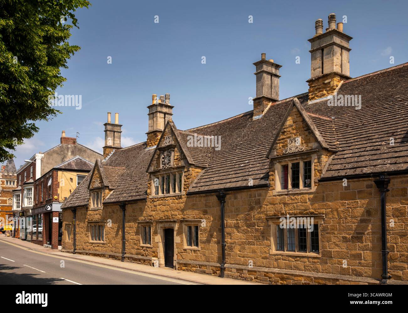 Leicestershire, Melton Mowbray, Burton Road, Bede House Almshouses Banque D'Images
