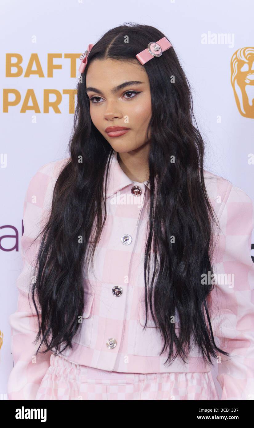 13 janvier 2024, Beverly Hills, Californie, USA : Ariana Greenblatt sur le tapis rouge de la BAFTA Tea Party le samedi 13 janvier 2024 au Maybourne à Beverly Hills, Californie. JAVIER ROJAS/PI (crédit image : © PI via ZUMA Press Wire) Banque D'Images