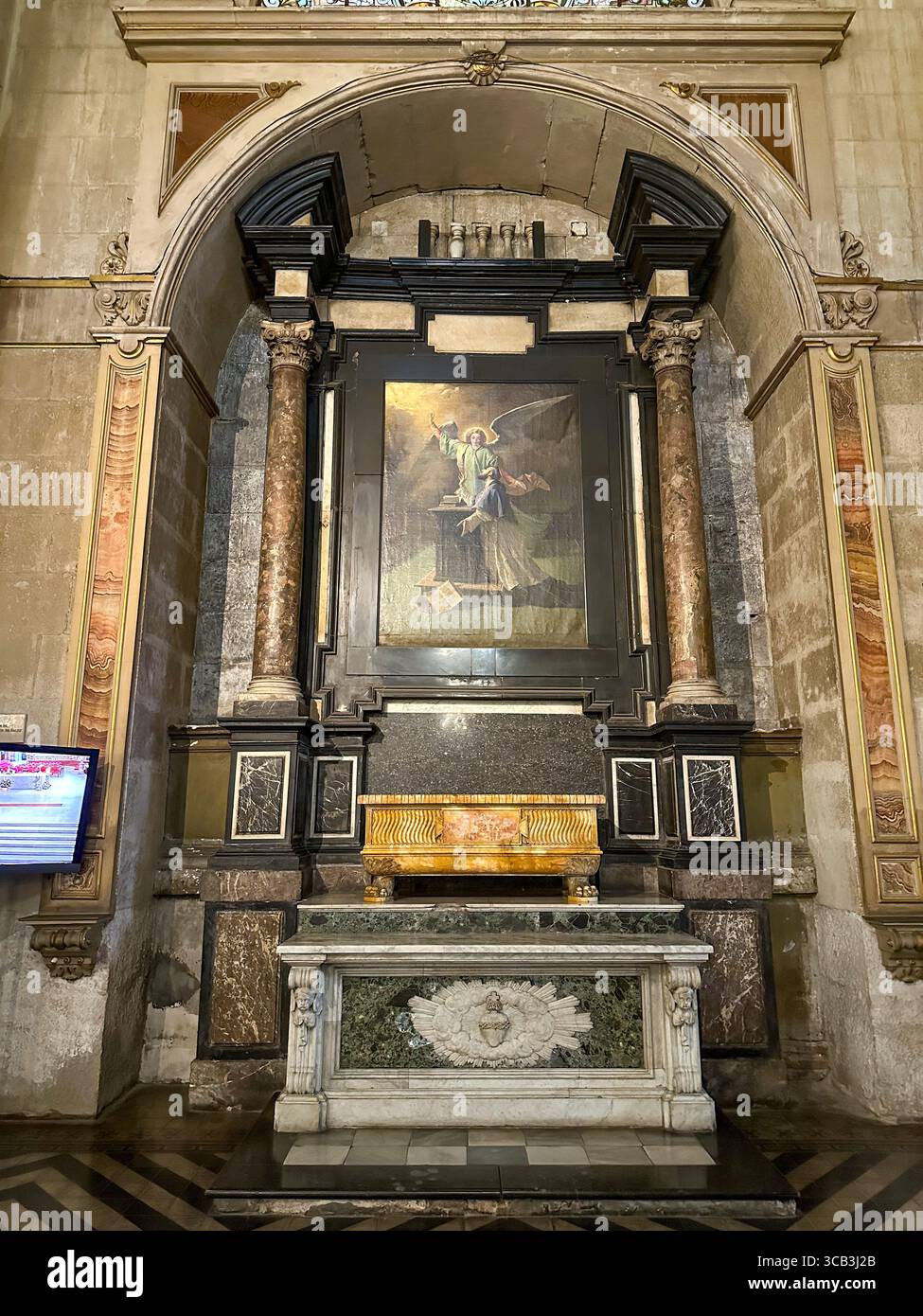 2 mars 2023, Santiago, région métropolitaine de Santiago, Chili : autel de San Francisco de Sales dans la cathédrale métropolitaine de Santiago à Santiago, Chili. (Crédit image : © Jon G. Fuller / Vwpics/VW pics via ZUMA Press Wire) Banque D'Images