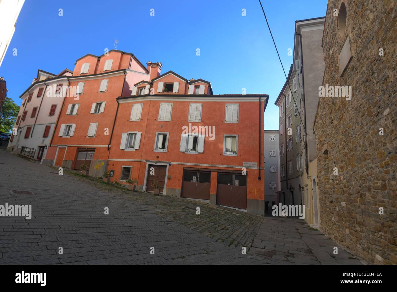 Trieste : Piazzetta San Silvestro. Italie Banque D'Images
