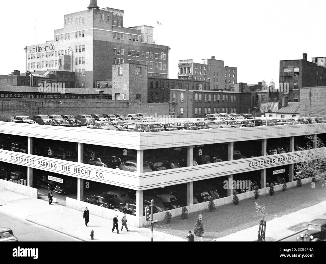 4 août 2017, Washington, DC, États-Unis : parking à plusieurs niveaux, Washington, DC, États-Unis, David Myers, U.S. Farm Security Administration, juillet 1939 (crédit image : © JT Vintage via ZUMA Press Wire) Banque D'Images