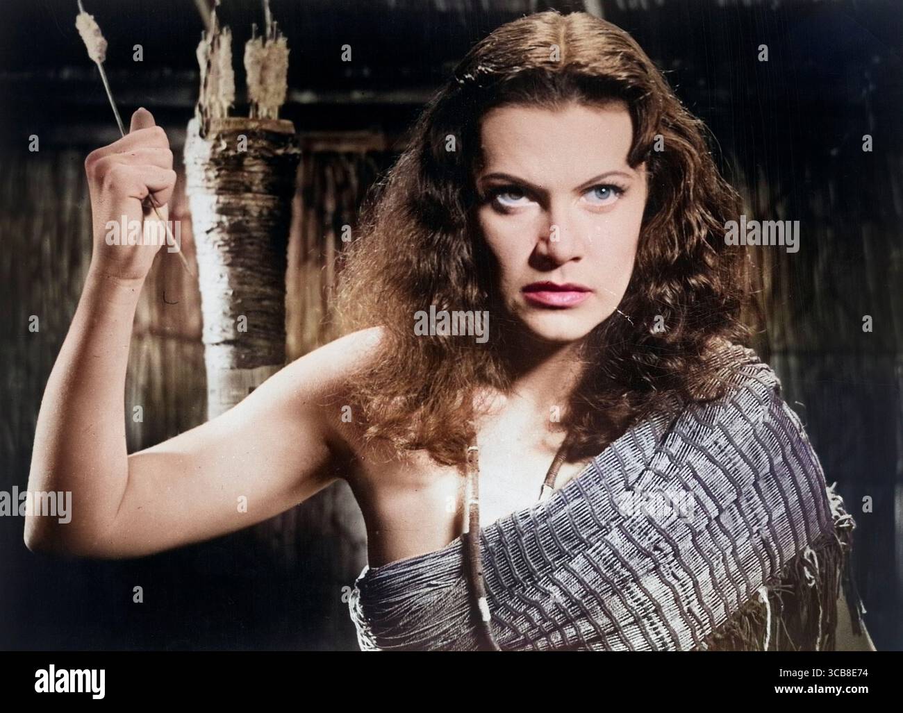 20 mai 2021, États-Unis : Angelika Hauff, sur le plateau du film ouest-allemand-brésilien, ''la Déesse de Rio Beni'', titre allemand ; ''Die Gottin vom Rio Beni'', titre américain : ''Strange World'', J. Arthur Rank film, 1950, États-Unis : United Artists, 1952 (crédit image : © JT Vintage/Glasshouse via ZUMA Press Wire) Banque D'Images