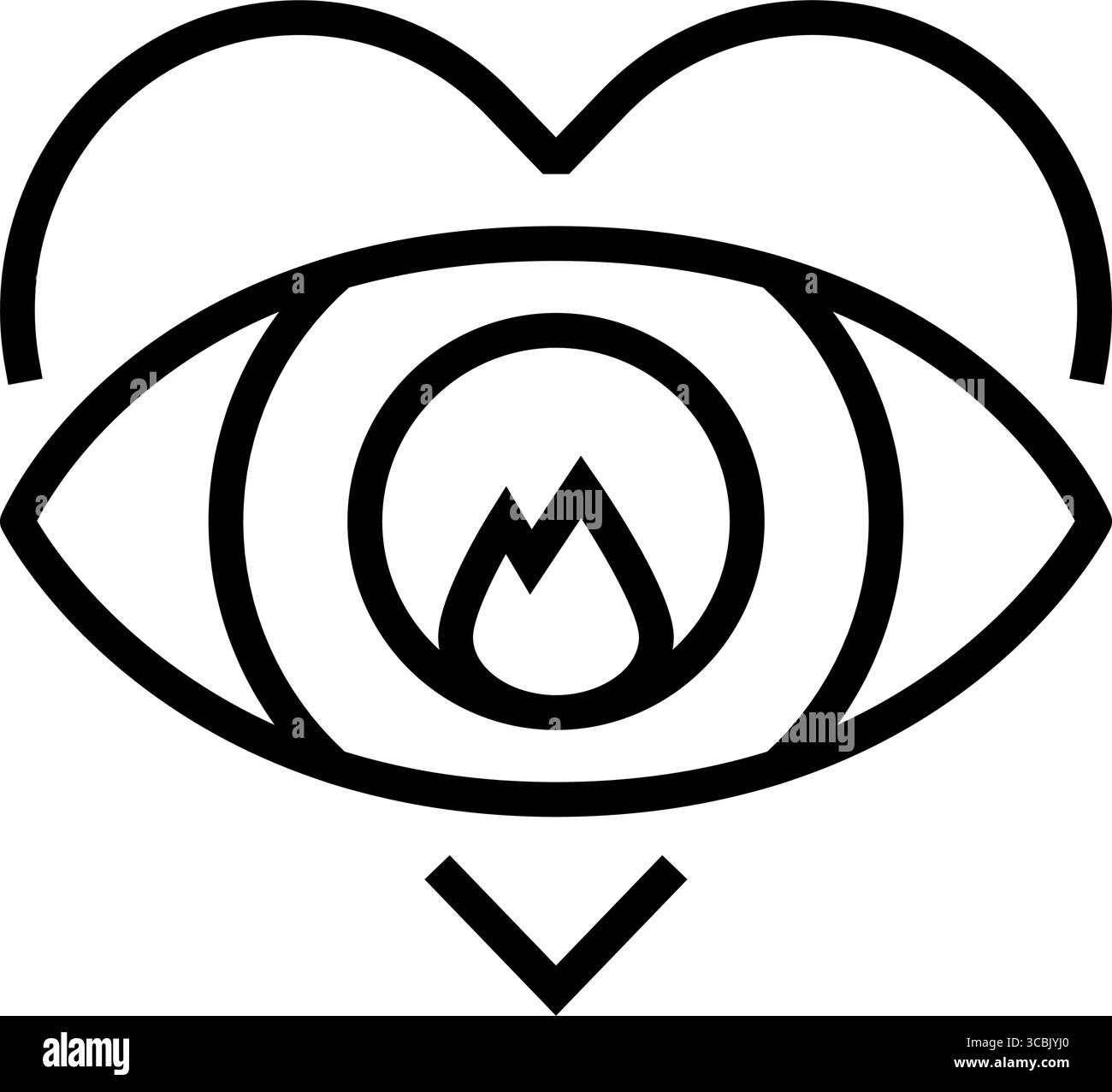 illustration vectorielle d'icône de ligne de puberté d'adolescence de premier écrasement Illustration de Vecteur