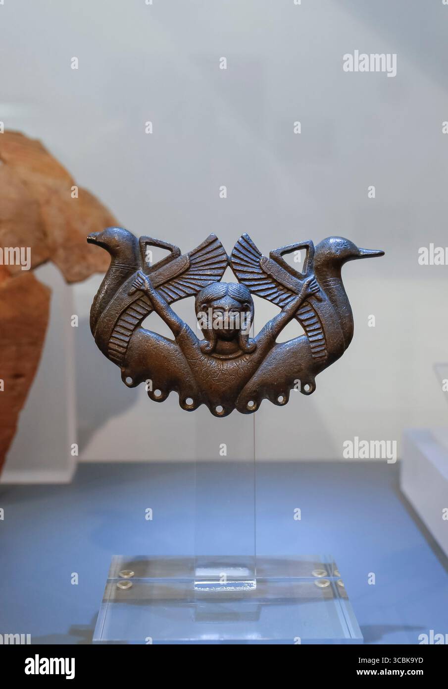 Séville, Espagne - 7 juillet 2018 : bronze Carriazo. Chef-d'œuvre de la culture tartessienne au Musée archéologique de Séville, Andalousie, Espagne Banque D'Images