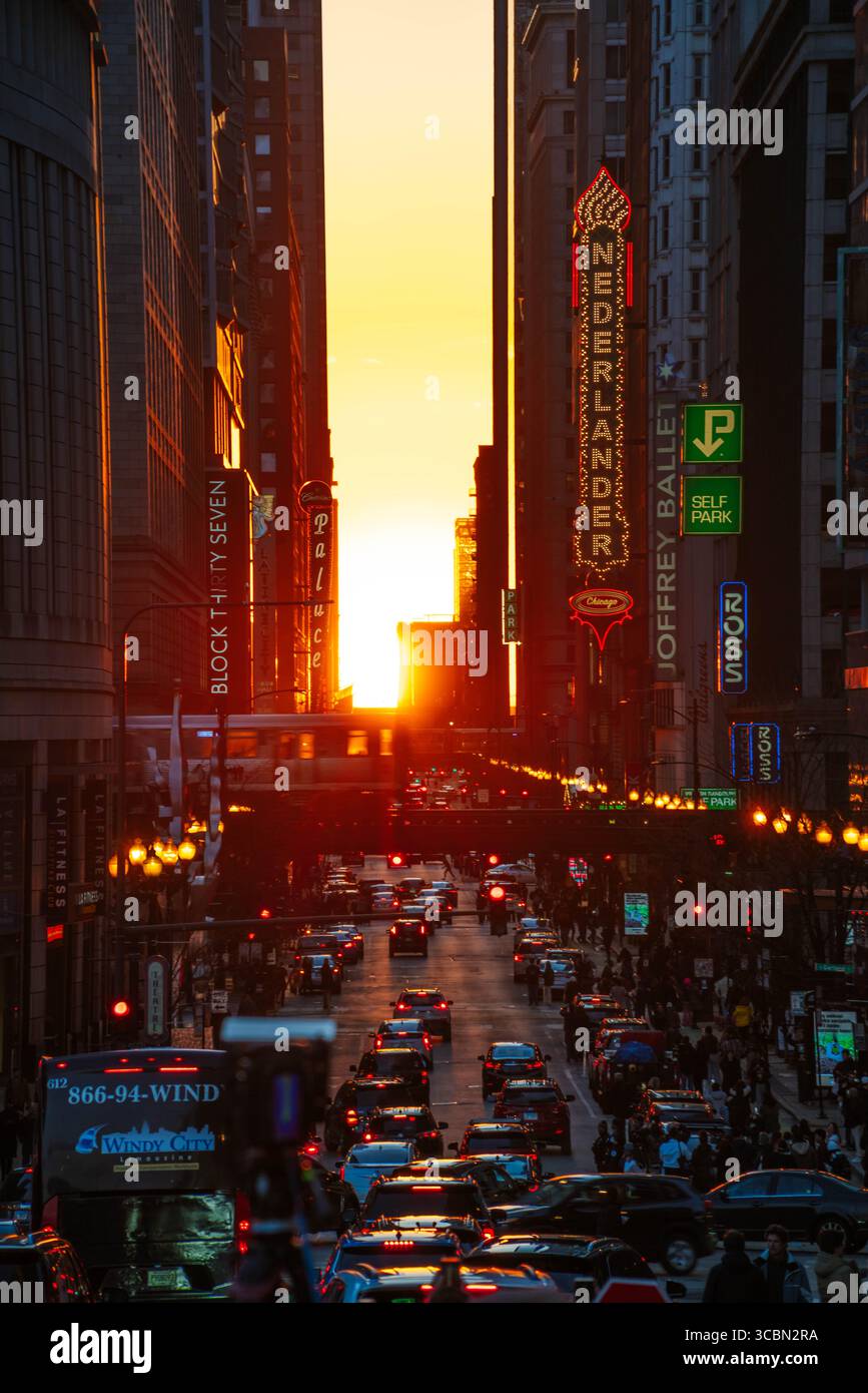 Chicagohenge Banque D'Images