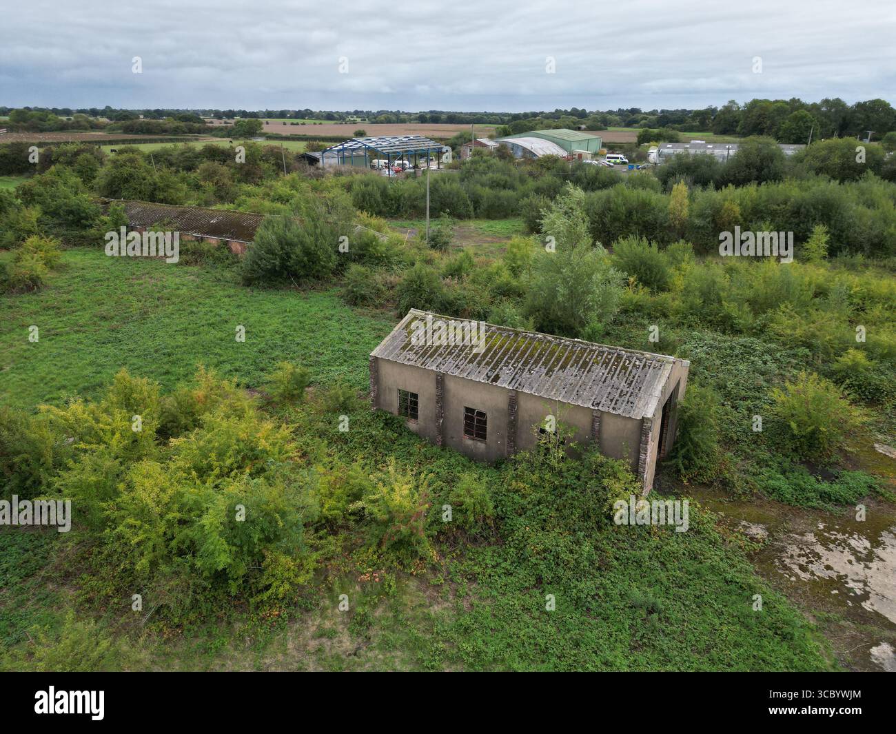 Site technique RAF Tholthorpe. Aérodrome de la Royal Air Force exploité par le RCAF & RAF Bomber Command pendant la seconde Guerre mondiale. Banque D'Images