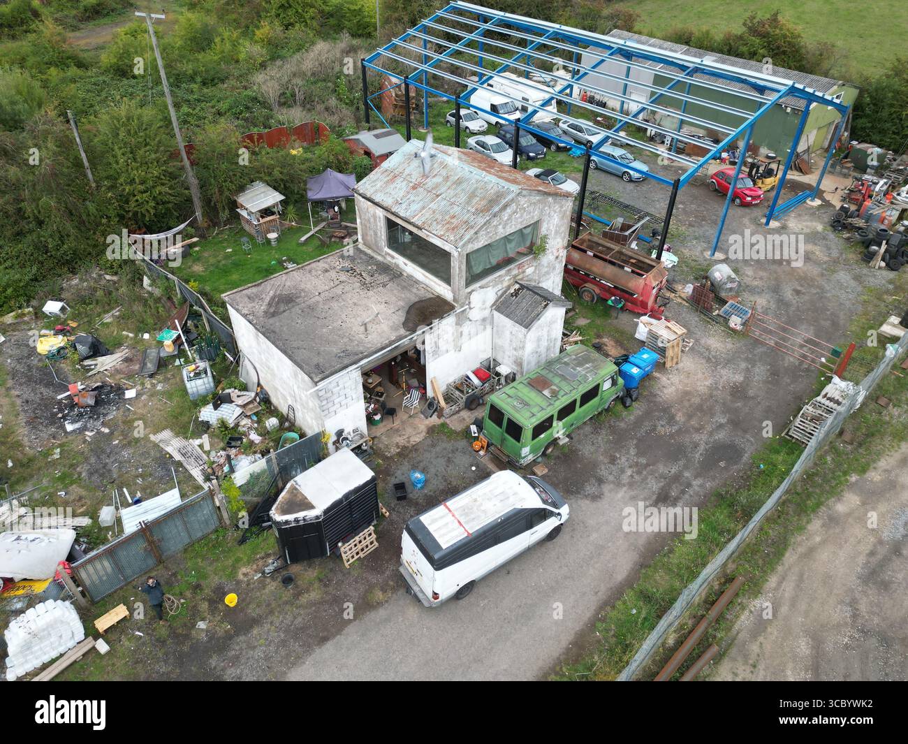 Site technique RAF Tholthorpe. Aérodrome de la Royal Air Force exploité par le RCAF & RAF Bomber Command pendant la seconde Guerre mondiale. Banque D'Images