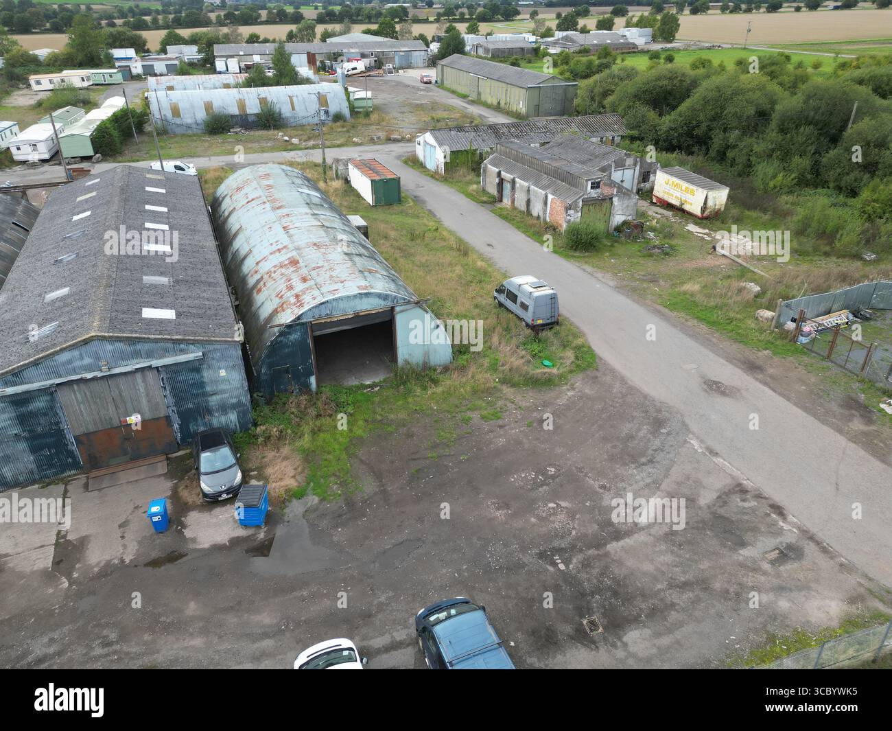 Site technique RAF Tholthorpe. Aérodrome de la Royal Air Force exploité par le RCAF & RAF Bomber Command pendant la seconde Guerre mondiale. Banque D'Images