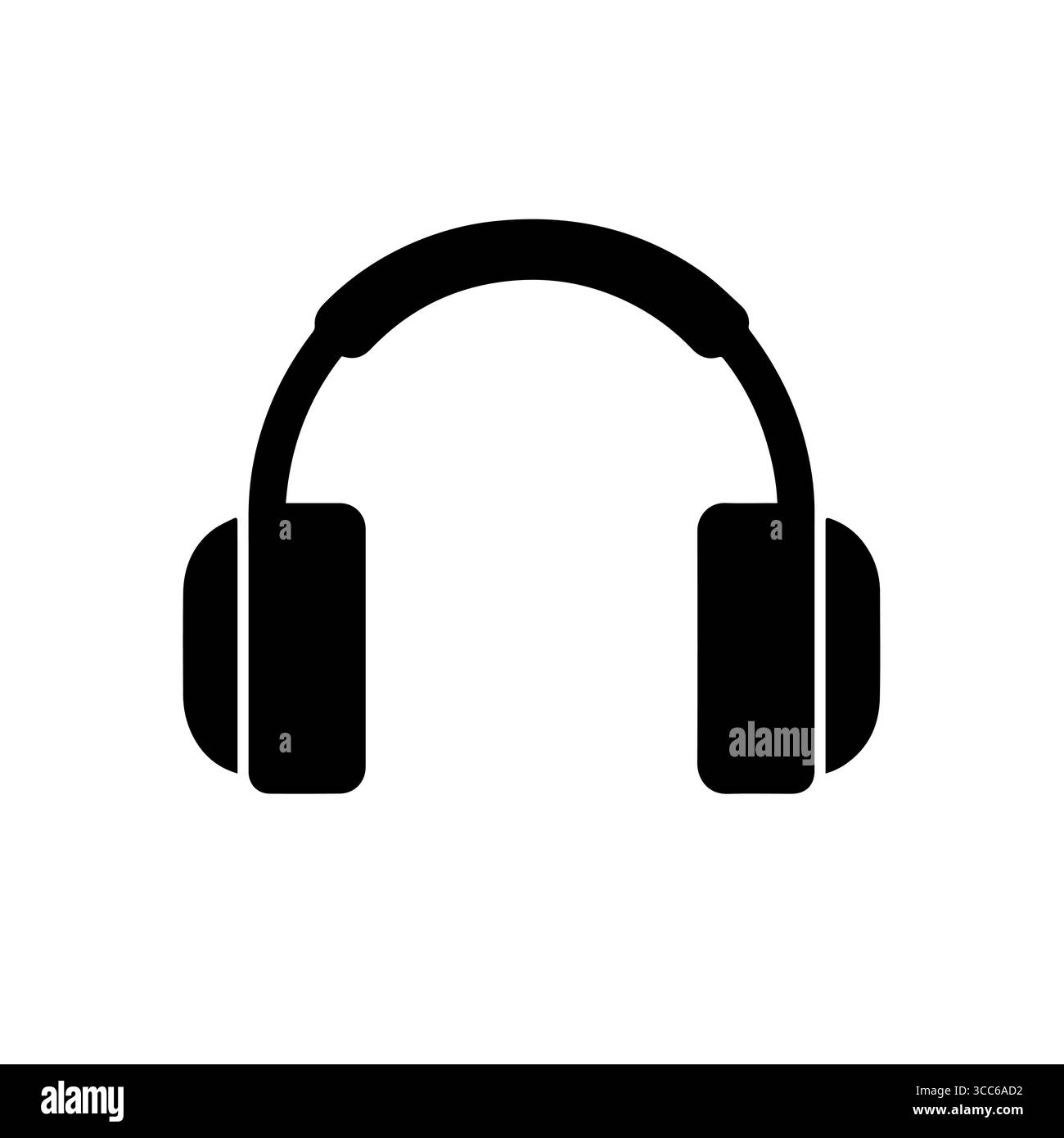 icône de vecteur d'icône de casque illustration casque isolé Illustration de Vecteur