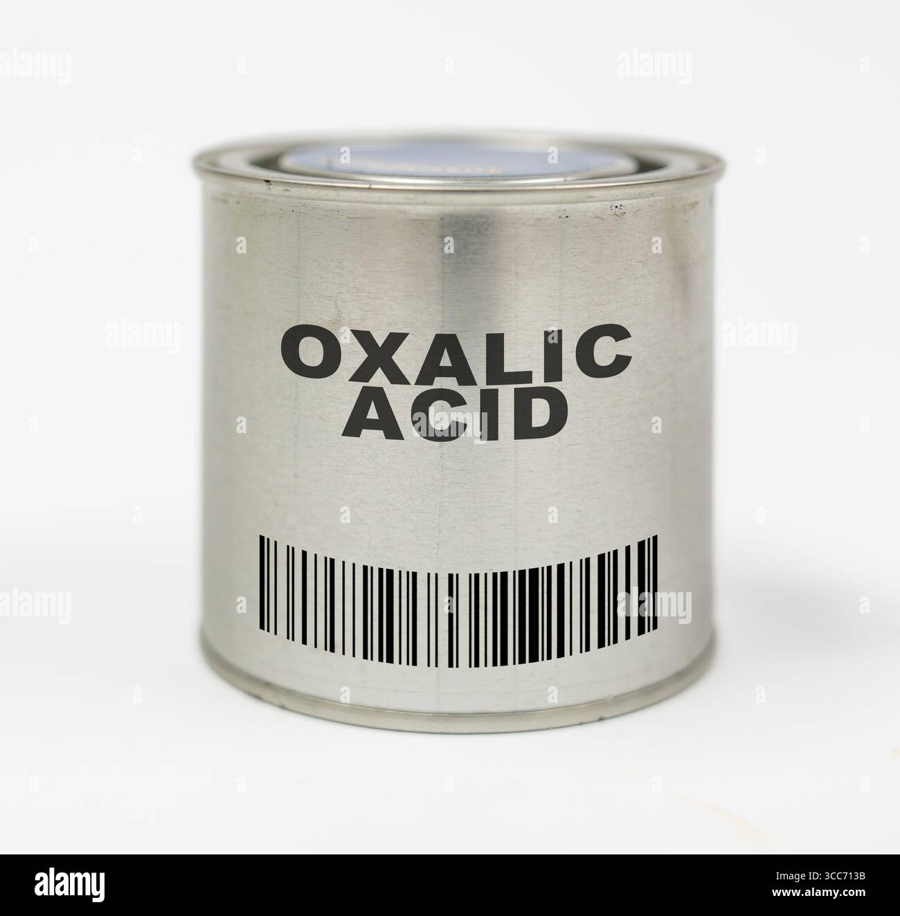 L'acide oxalique élimine les taches et prépare les surfaces. Banque D'Images