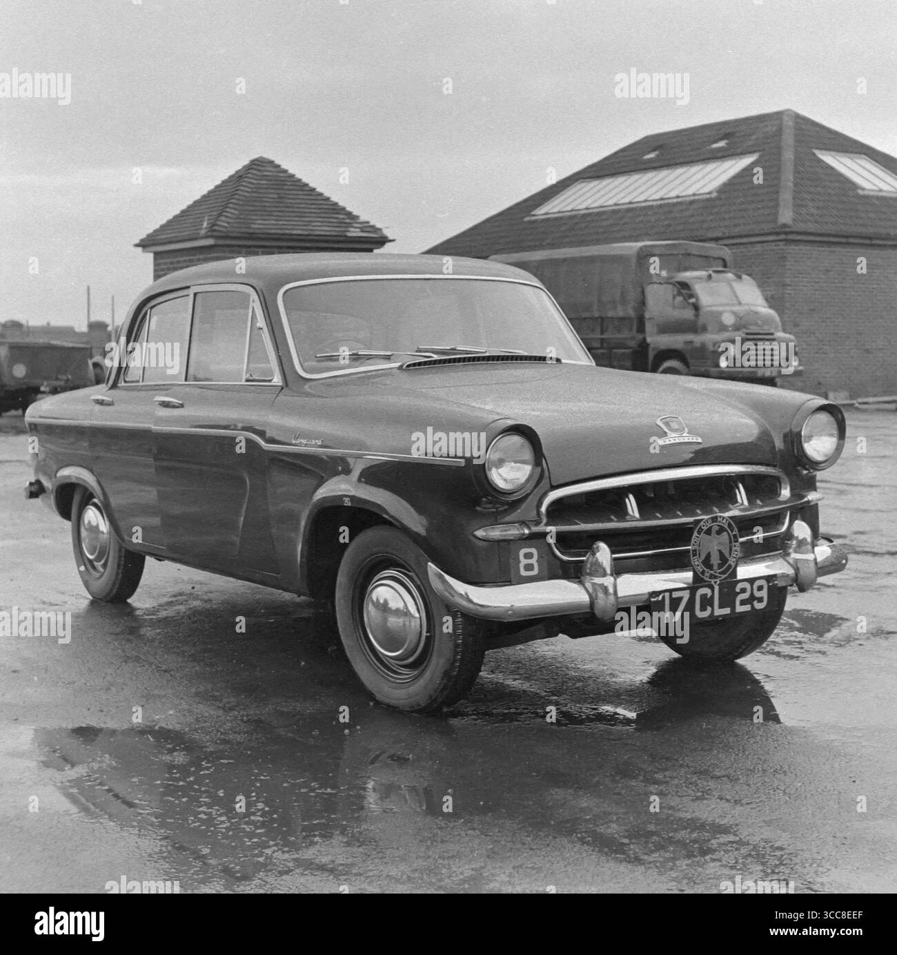 Une Vanguard standard. Une berline britannique des années 1950 Photo prise en 1959. Banque D'Images