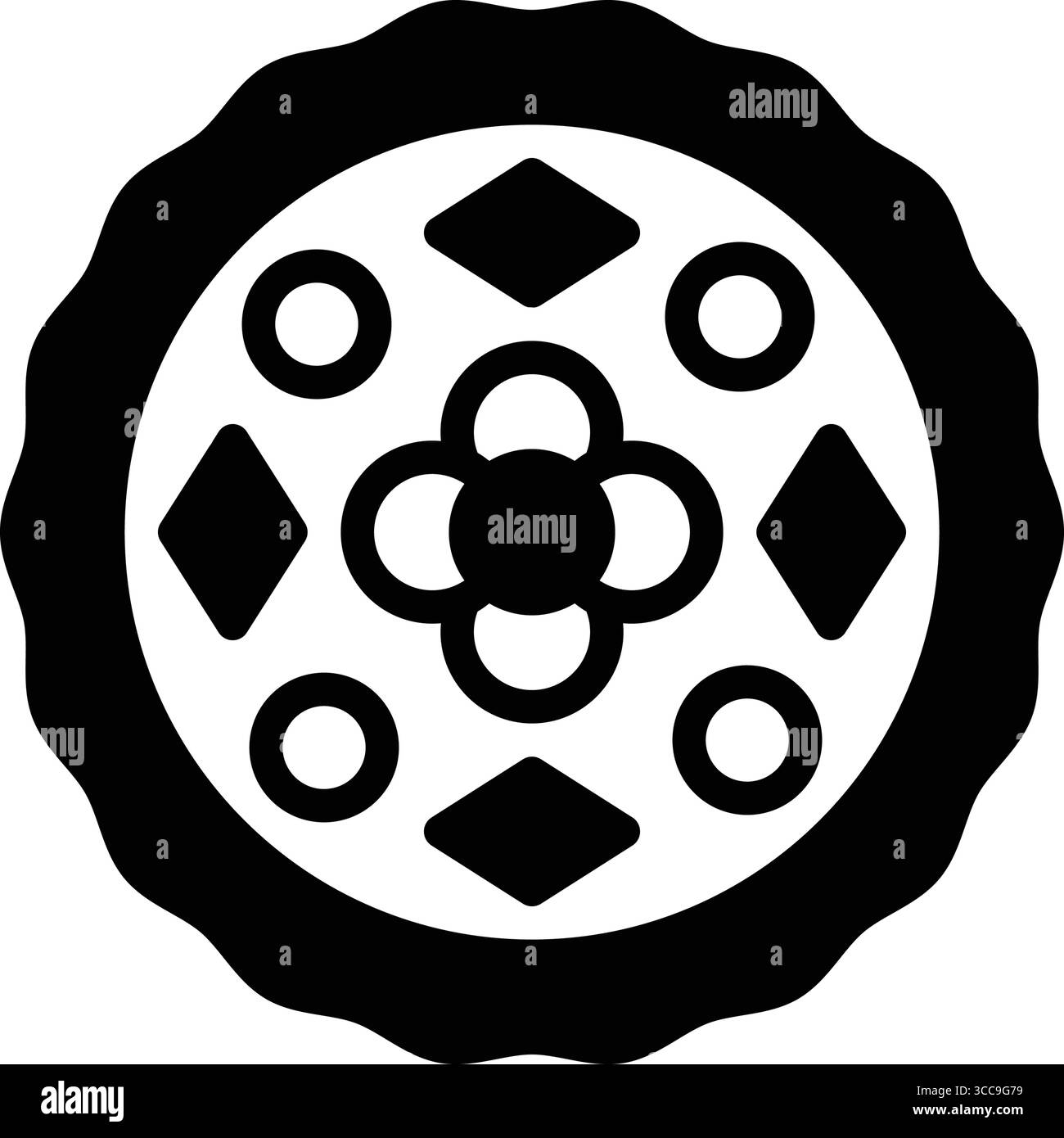 Icône pour sucré, sucré Illustration de Vecteur