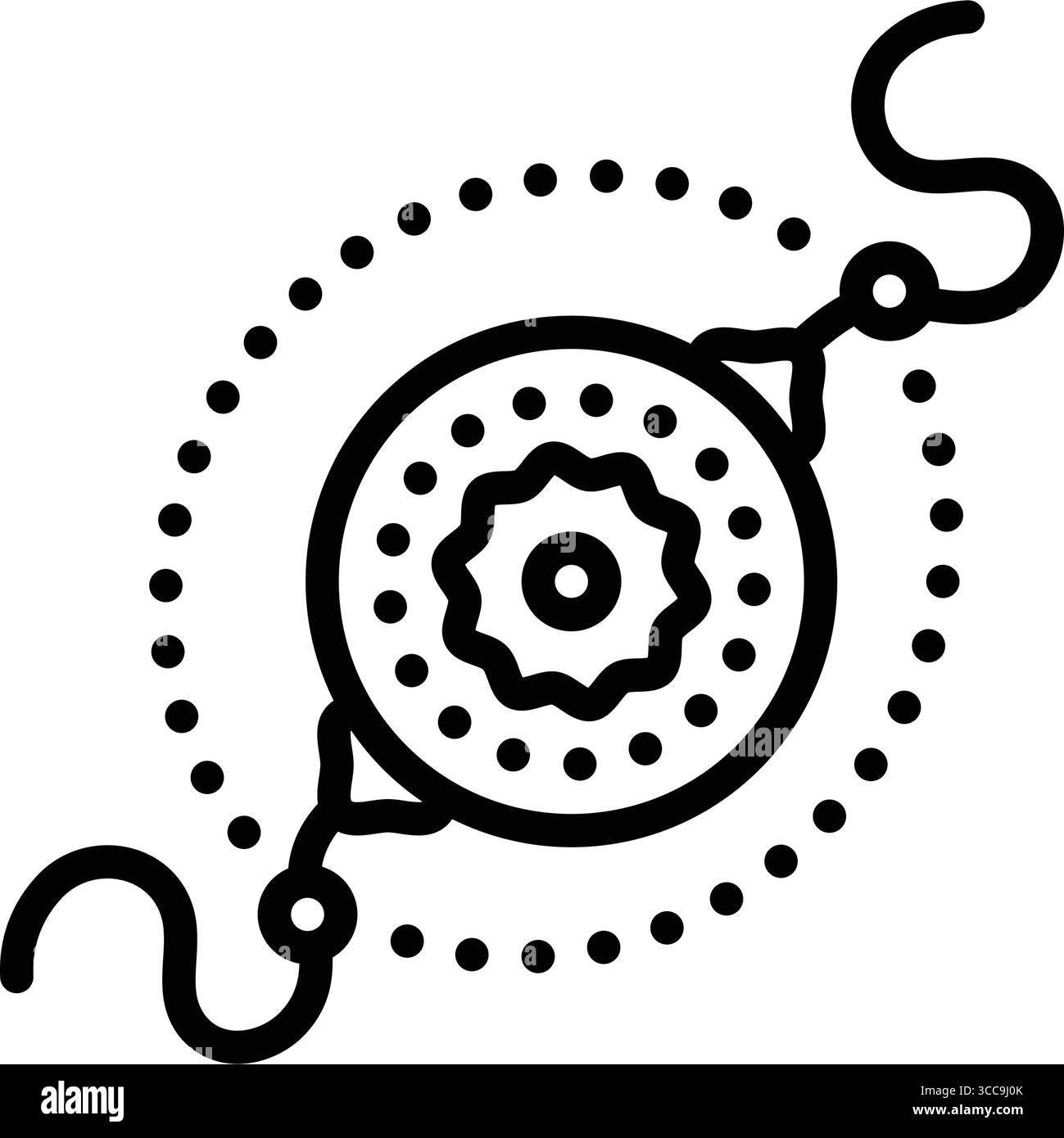 Icône pour raksha bandhan, rakhi Illustration de Vecteur