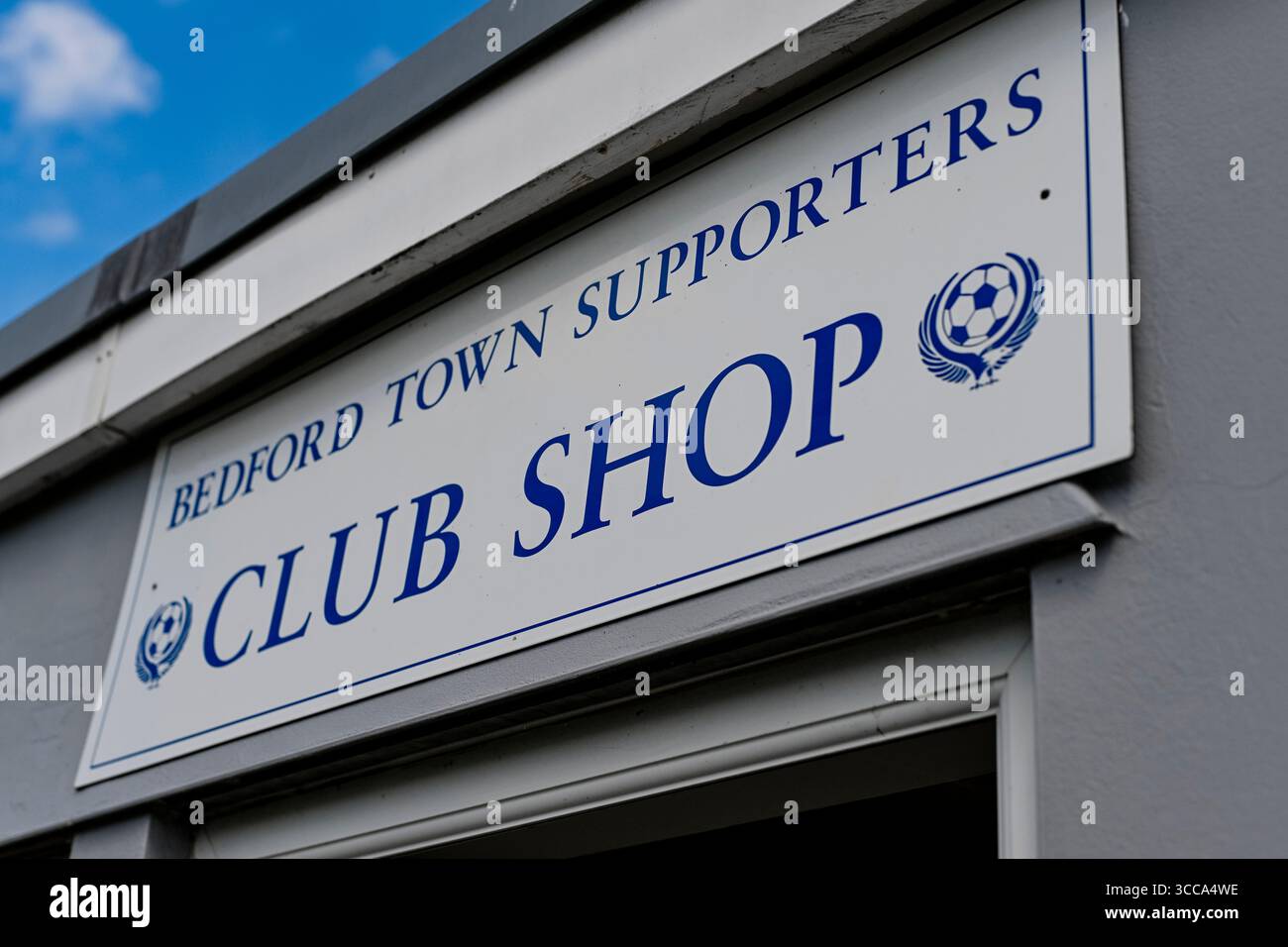 9 août 2025 Bedford Town v Alfreton Town. L'Eyrie. National League North. Banque D'Images